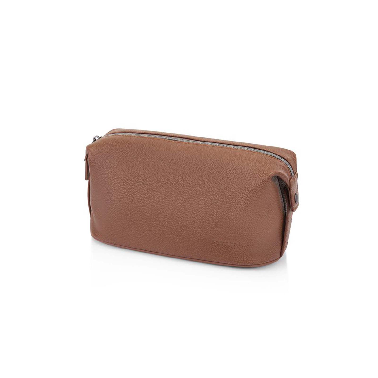Samsonite-Classic-Leather-Wash-Bag-Cognac-Angle