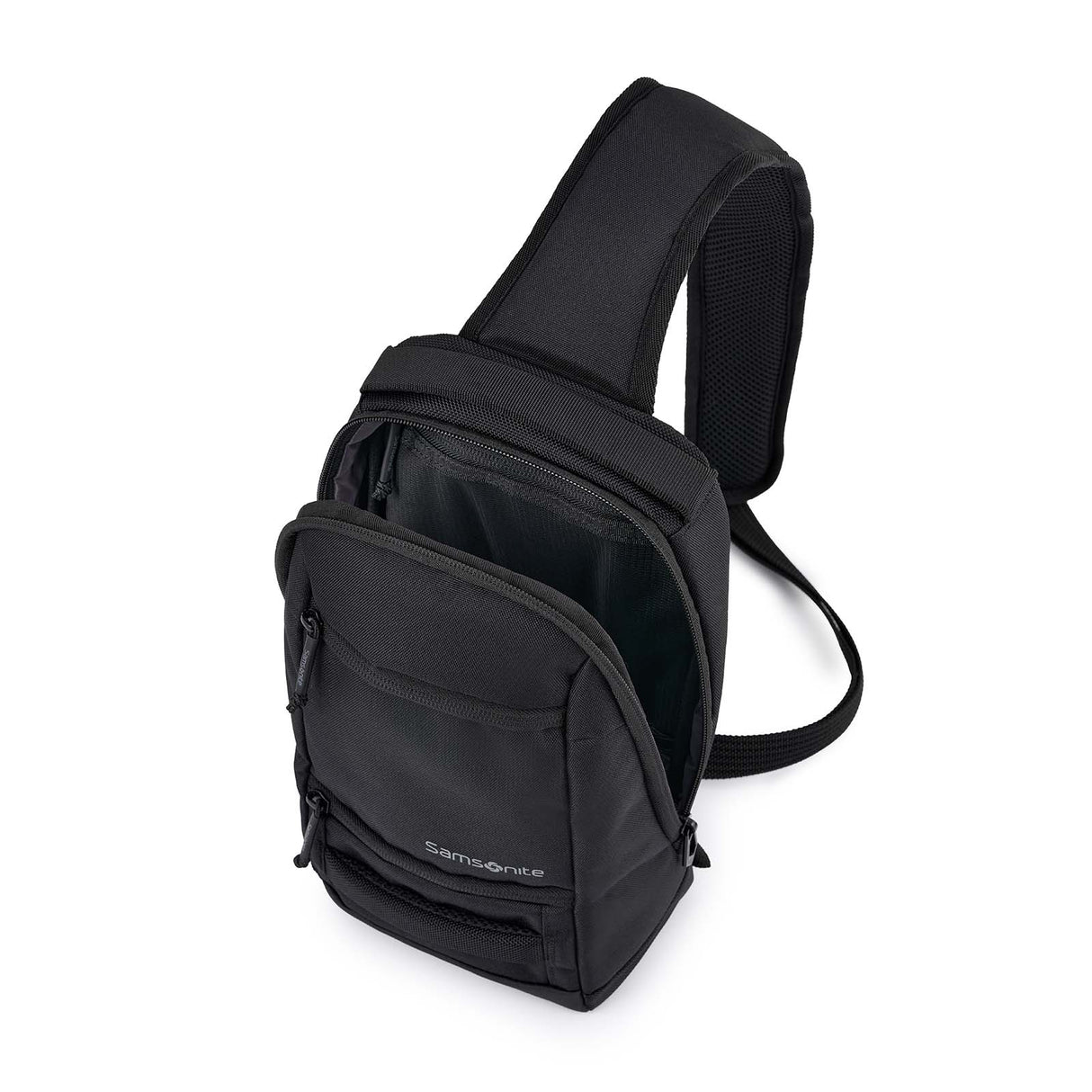 Samsonite-Detour-Sling-Bag-Black-Open