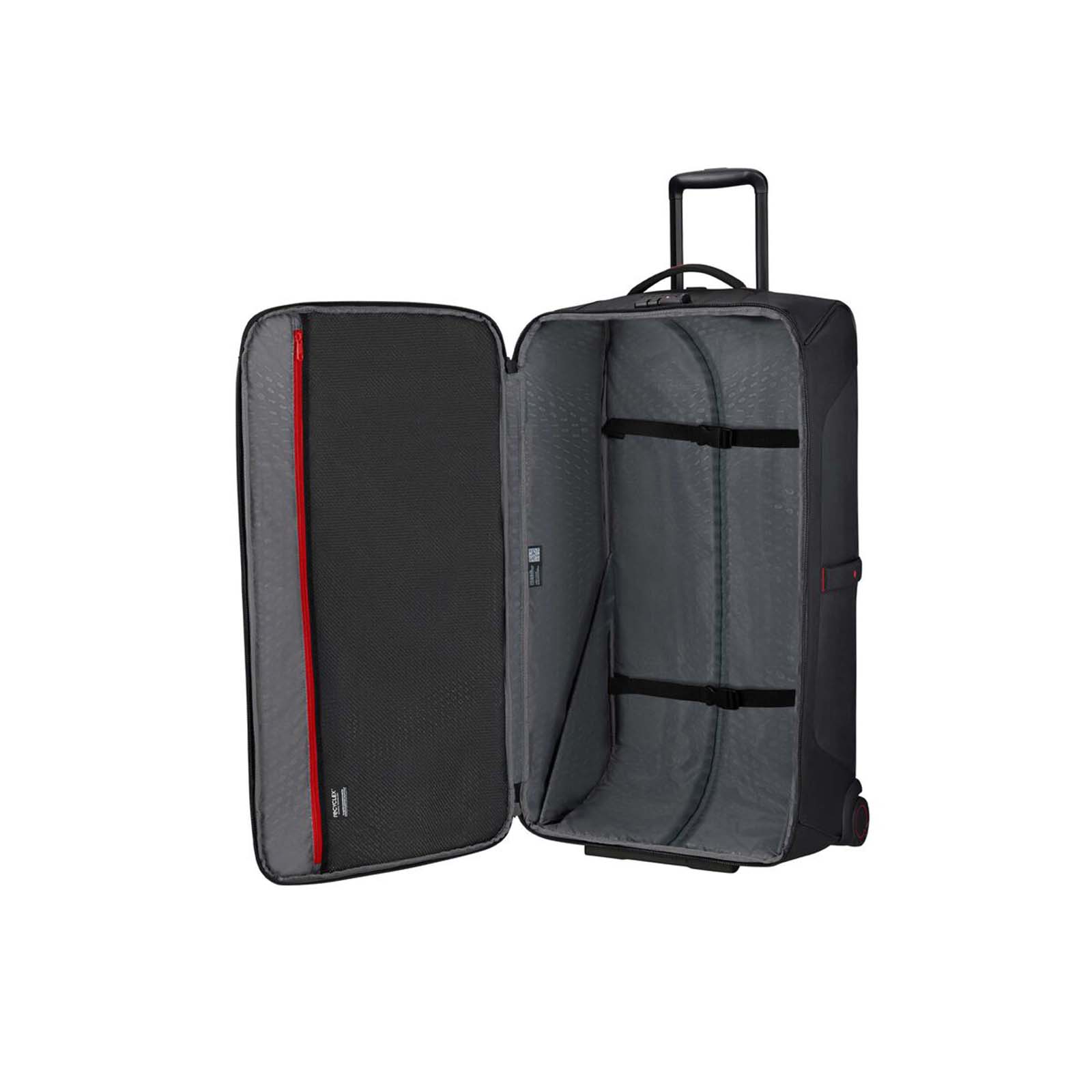 Samsonite-Ecodiver-79cm-Wheeled-Duffel-Black-Open