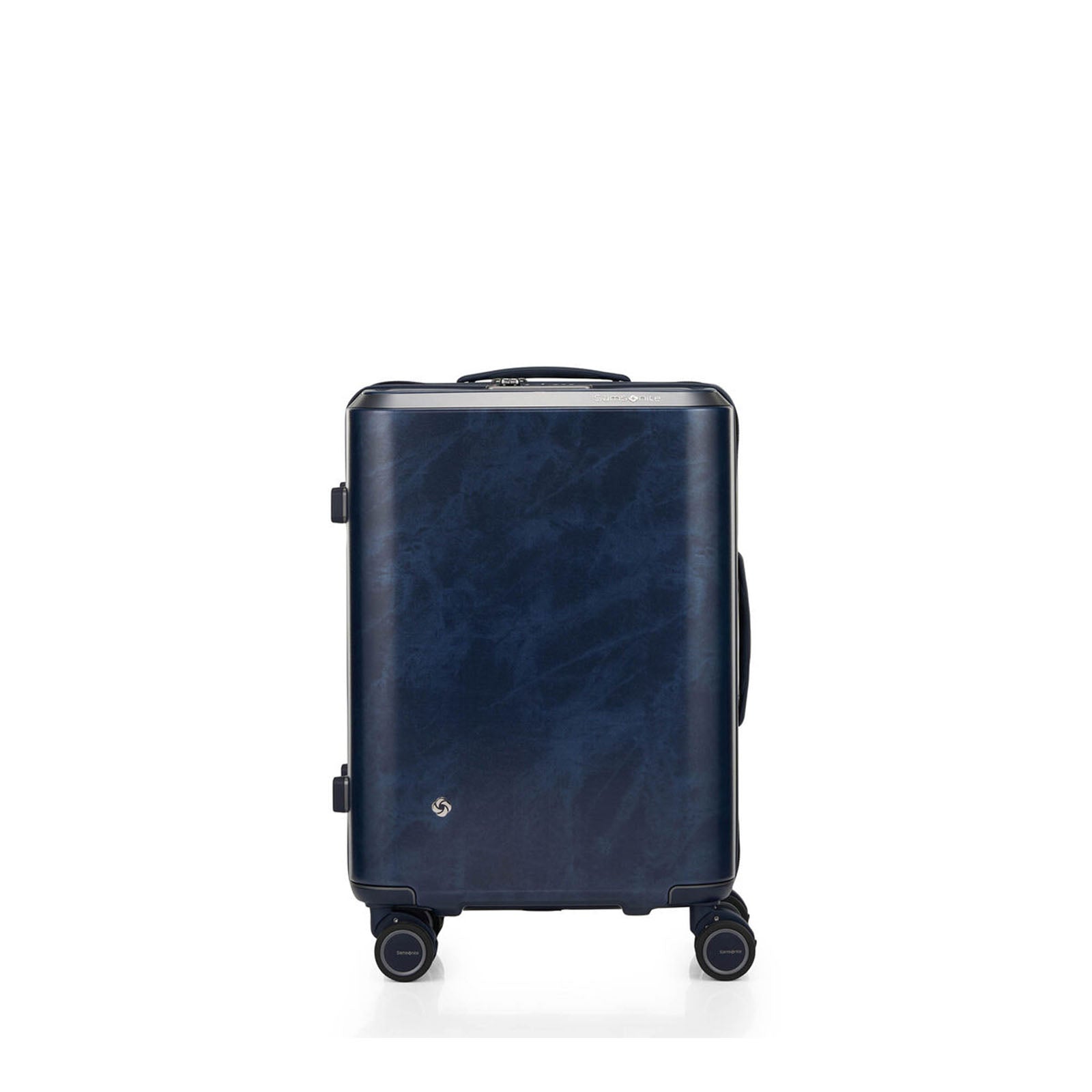 Samsonite-Evoa-Z-55cm-Suitcase-Retro-Blue-Front