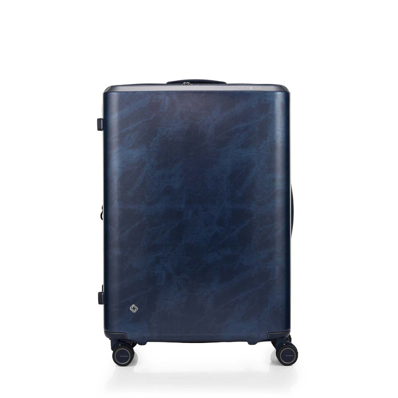 Samsonite-Evoa-Z-75cm-Suitcase-Retro-Blue-Front