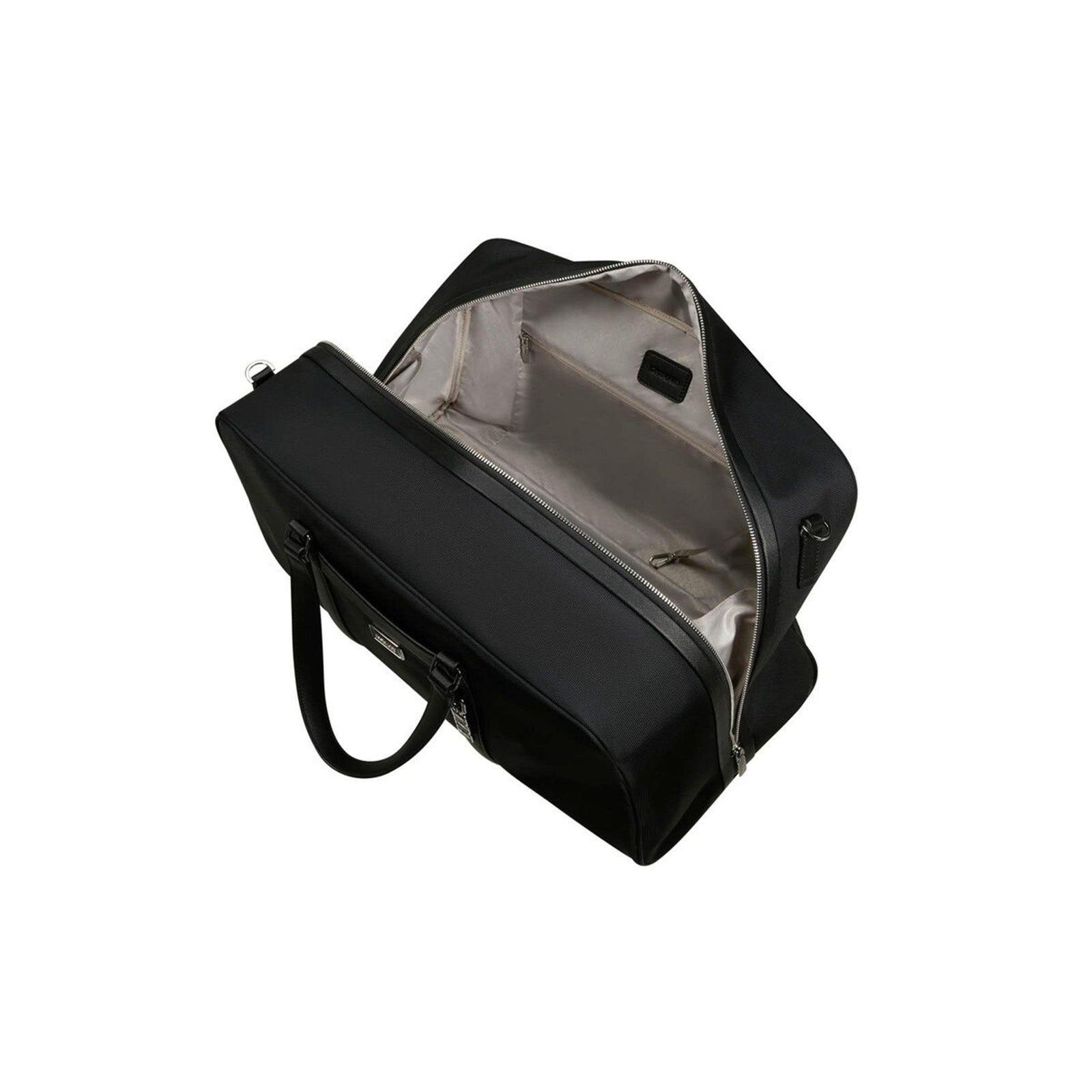 Samsonite-Image-Biz-Carry-On-Duffle-Black-Open