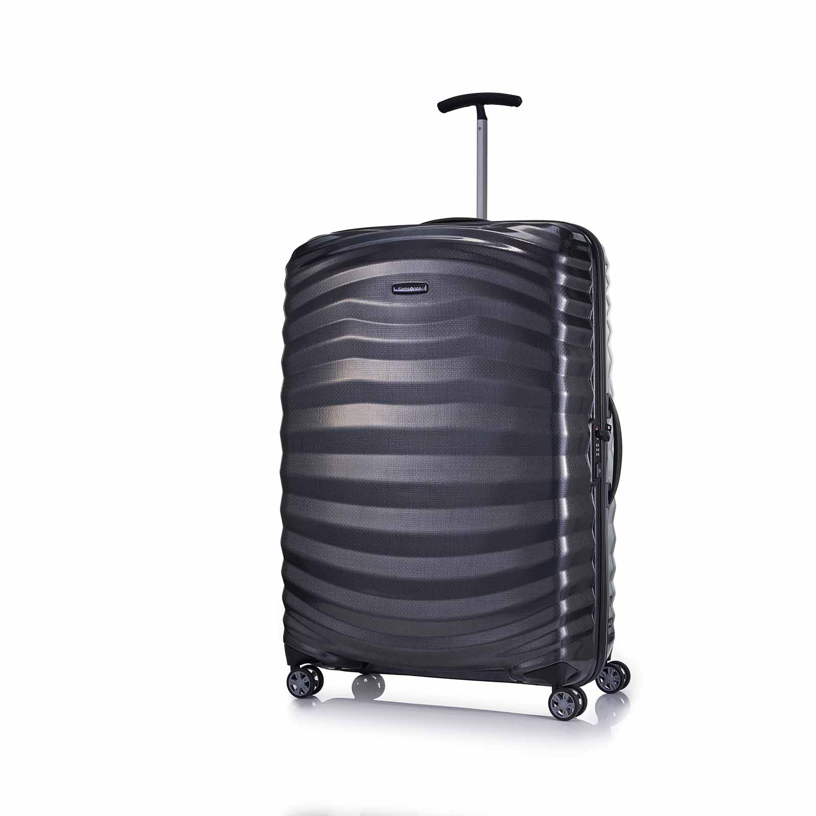 Samsonite-Lite-Shock-Sport-81cm-Suitcase-Black-Front-Angle