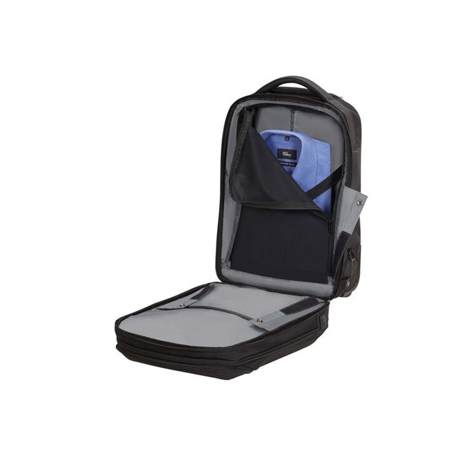 Samsonite-Litepoint-17-Inch-Wheeled-Laptop-Backpack-Open