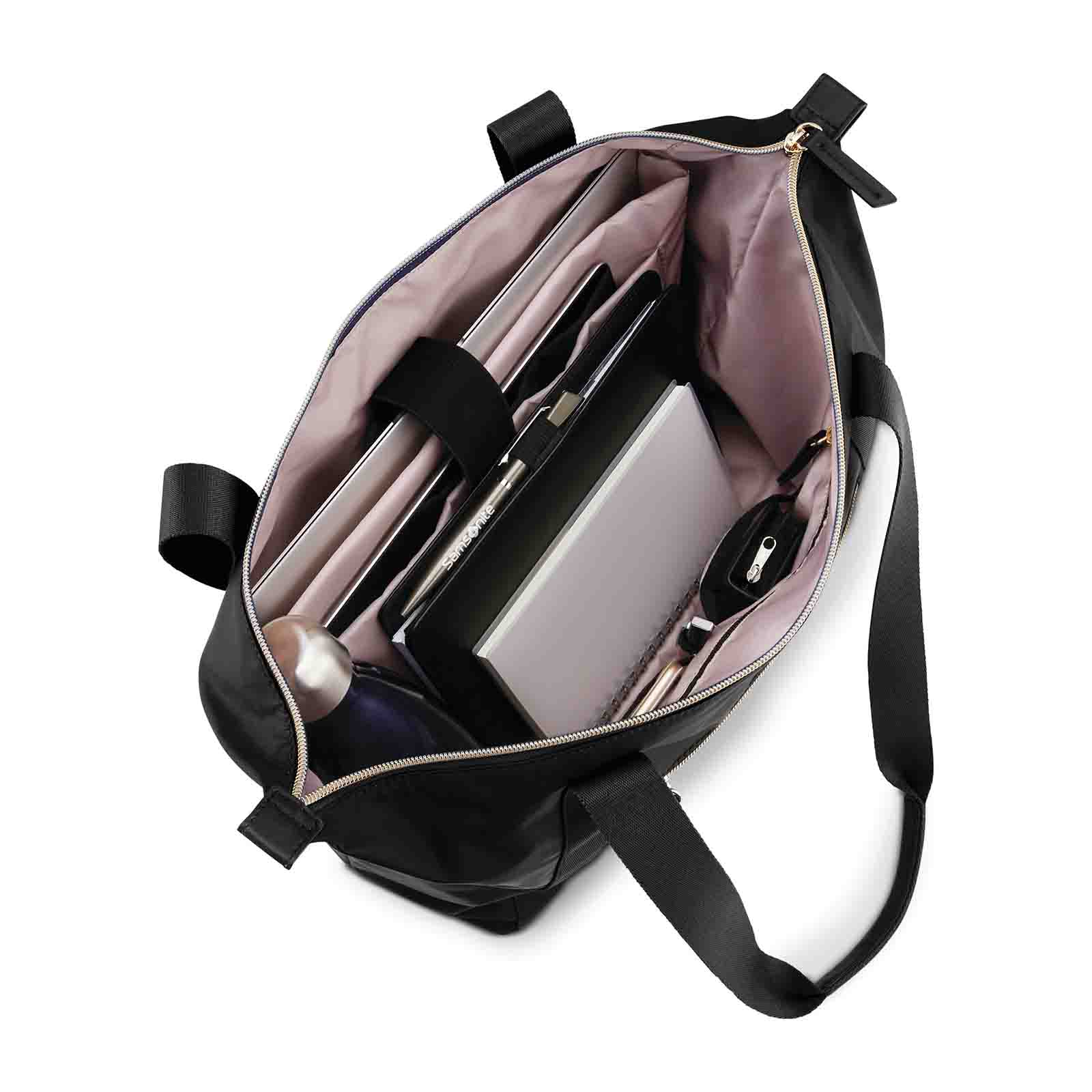 Samsonite-Mobile-Solution-Essential-Classic-Carryall-Black-Open