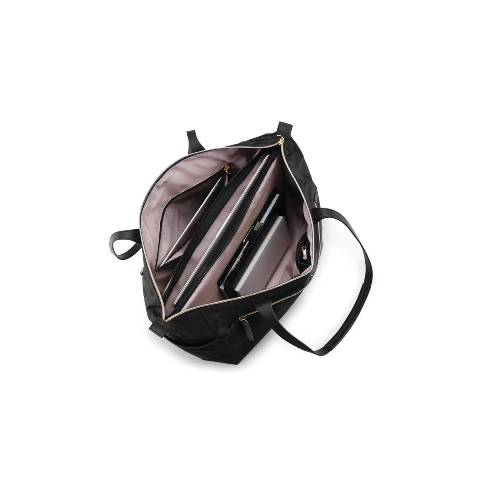 Samsonite-Mobile-Solution-Essential-Deluxe-Carryall-Black-Open