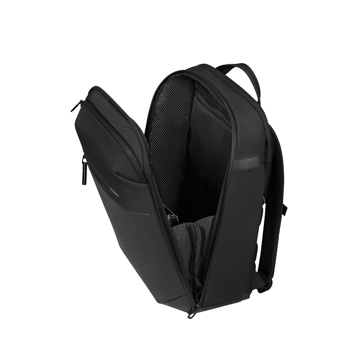 Samsonite-Moderny-17-Inch-Laptop-Backpack-Black-Open