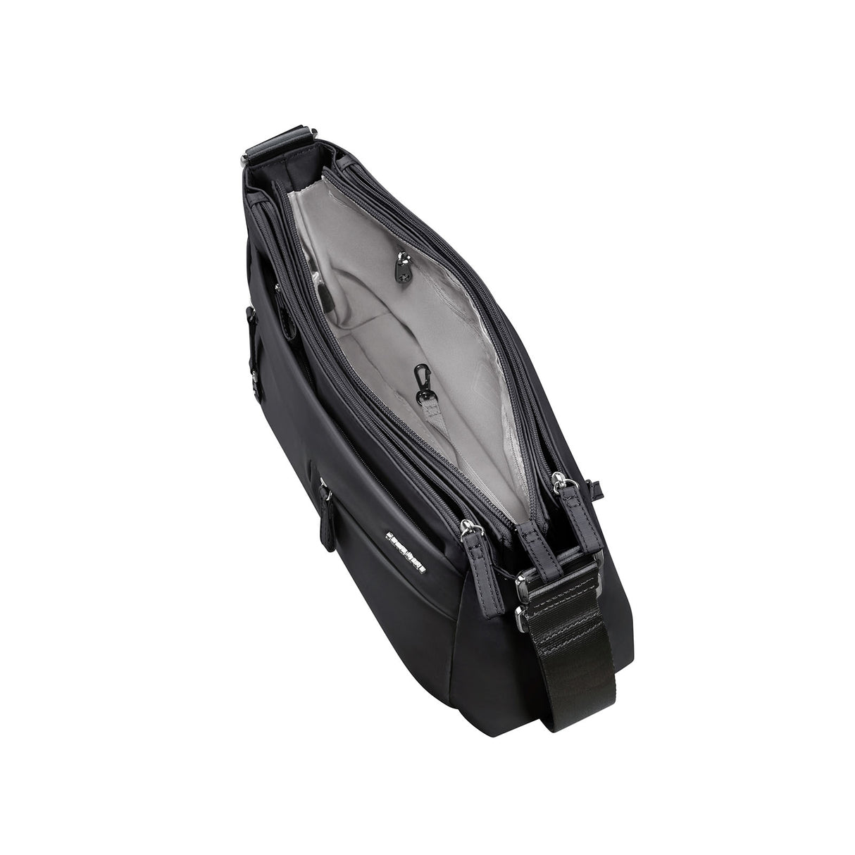 Samsonite-Move-5-Shoulder-Bag-Black-Open