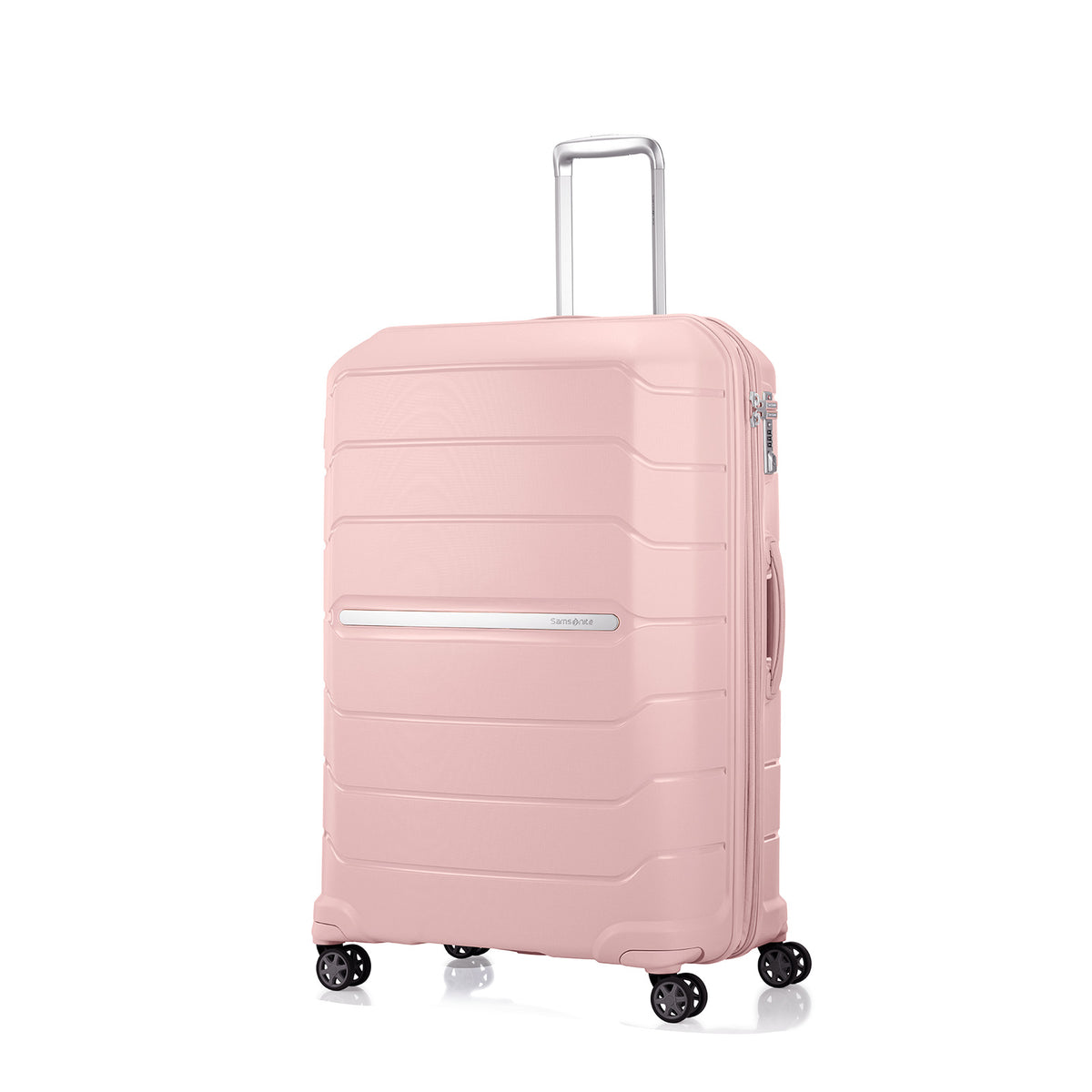 Samsonite-Oc2lite-81cm-Suitcase-Pink-Lemonade-Front-Angle