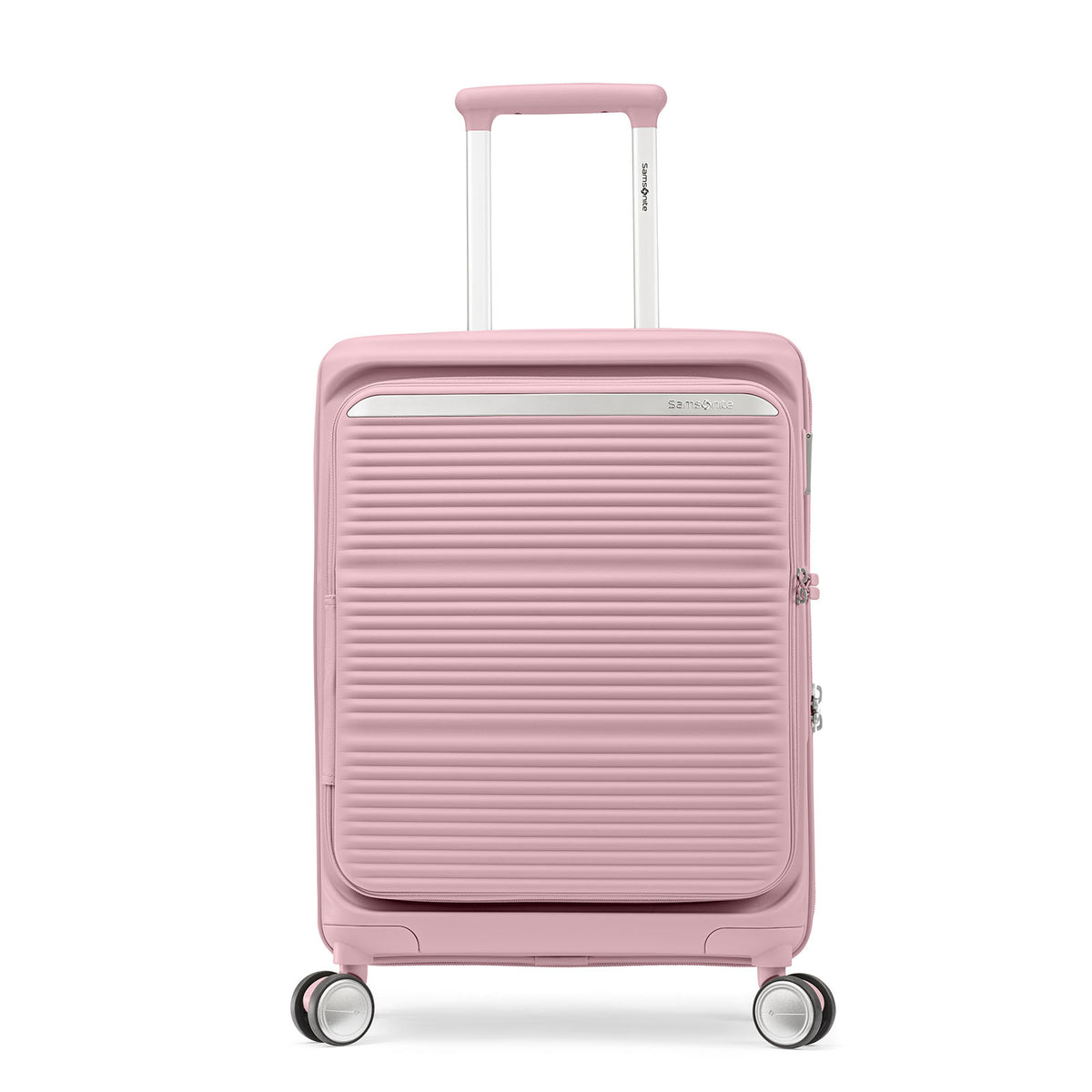 Samsonite-Paralux-55cm-Carry-On-Suitcase-Dusty-Pink-Front