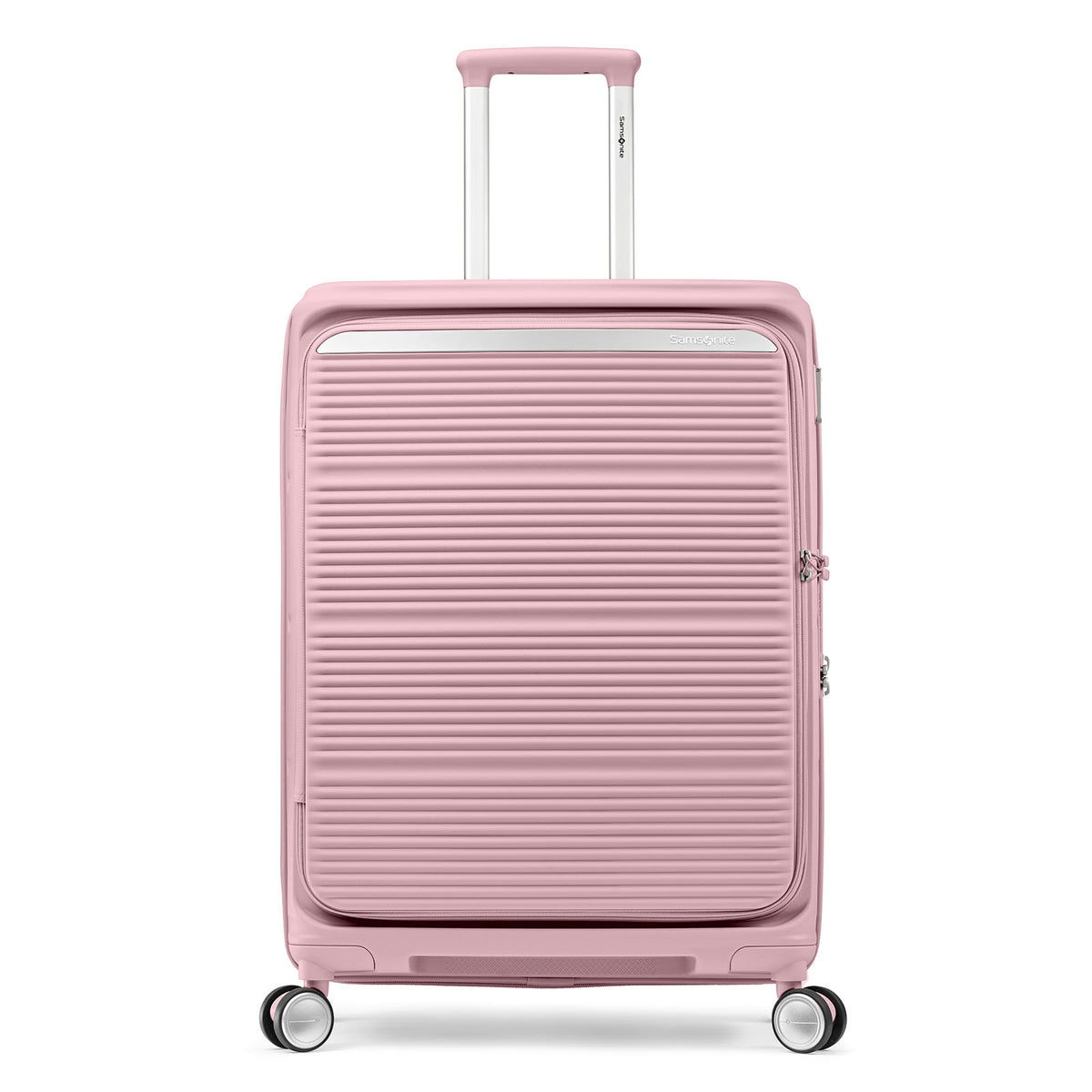 Samsonite-Paralux-67m-Suitcase-Dusty-Pink-Front