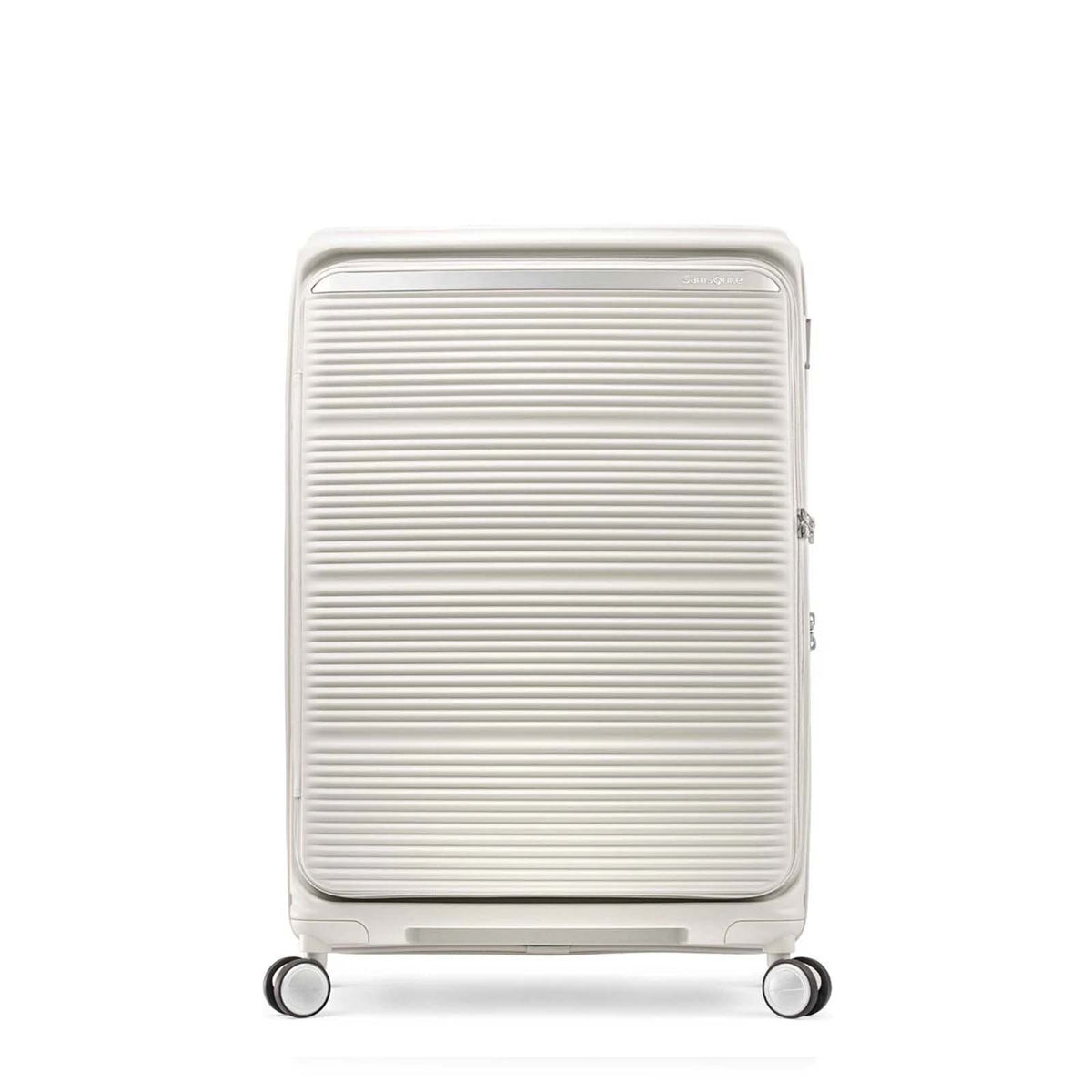 Samsonite-Paralux-75cm-Suitcase-Stone-Grey-Front