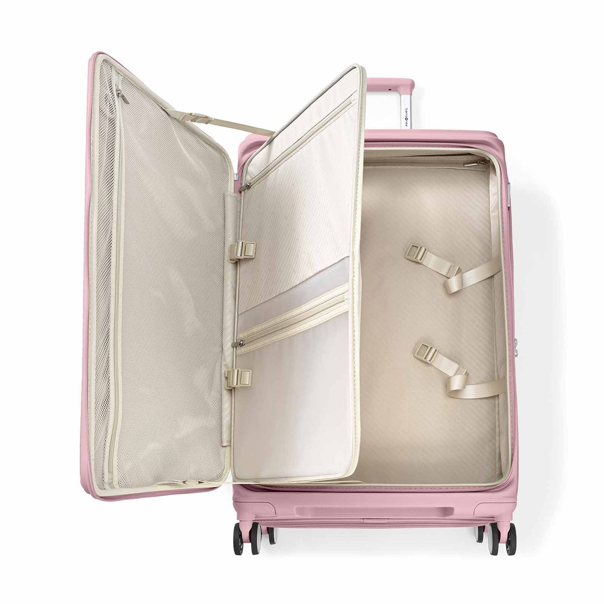 Samsonite-Paralux-81cm-Suitcase-Dusty-Pink-Divider
