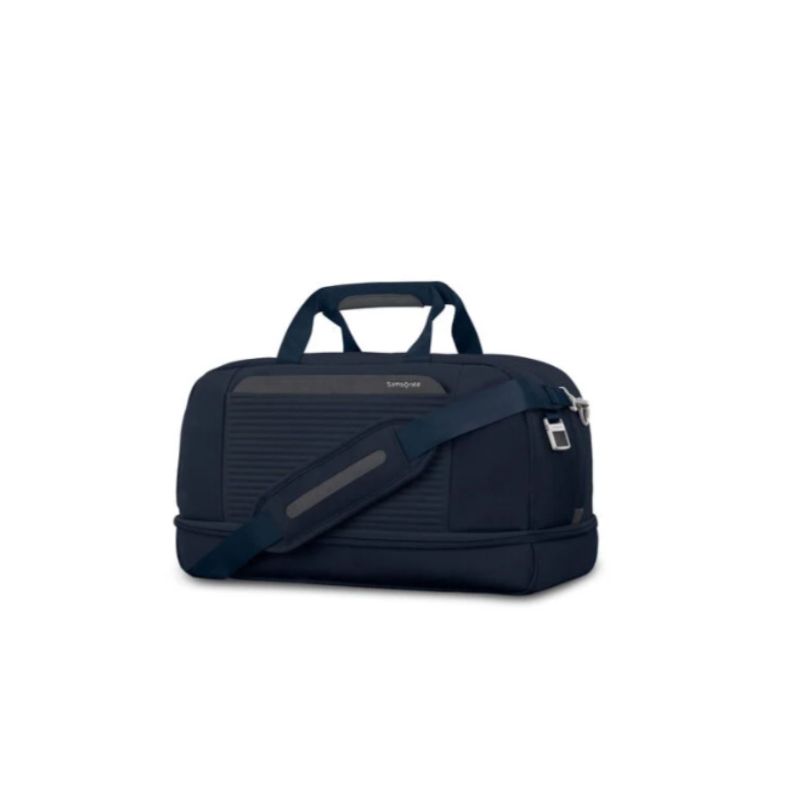Samsonite-Paralux-Weekender-Duffle-Midnight-Navy-Angle