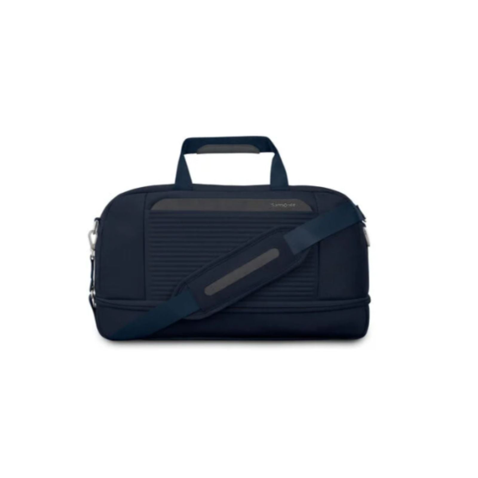 Samsonite-Paralux-Weekender-Duffle-Midnight-Navy-Front