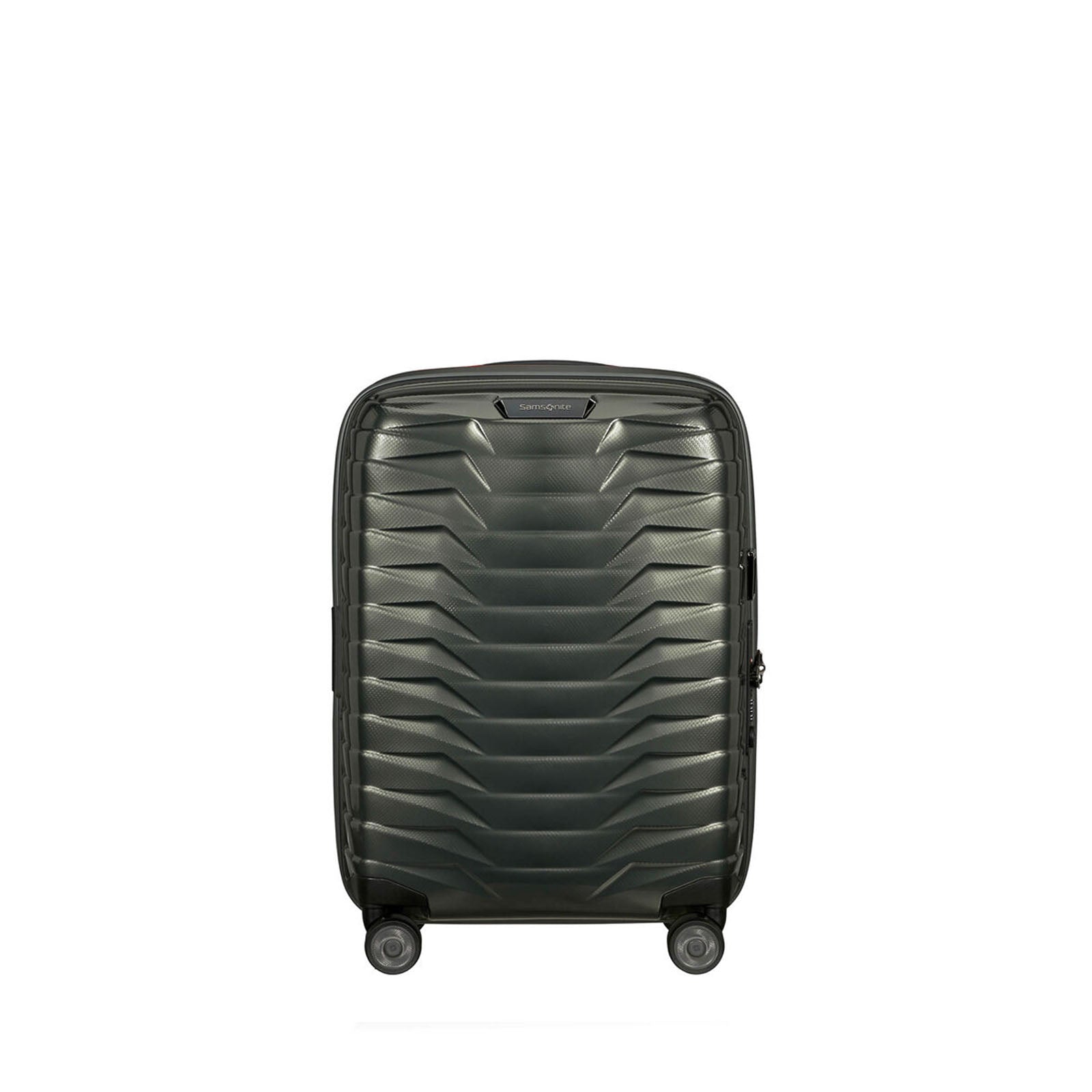 Samsonite-Proxis-55cm-Suitcase-Green-Orange-Front