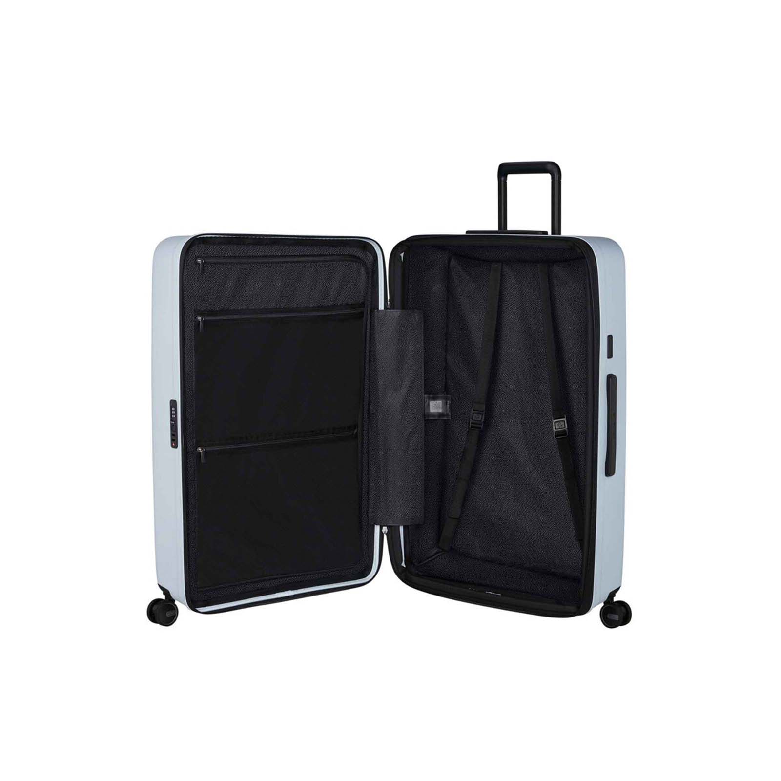 Samsonite-Restackd-81cm-Suitcase-Glacier-Open