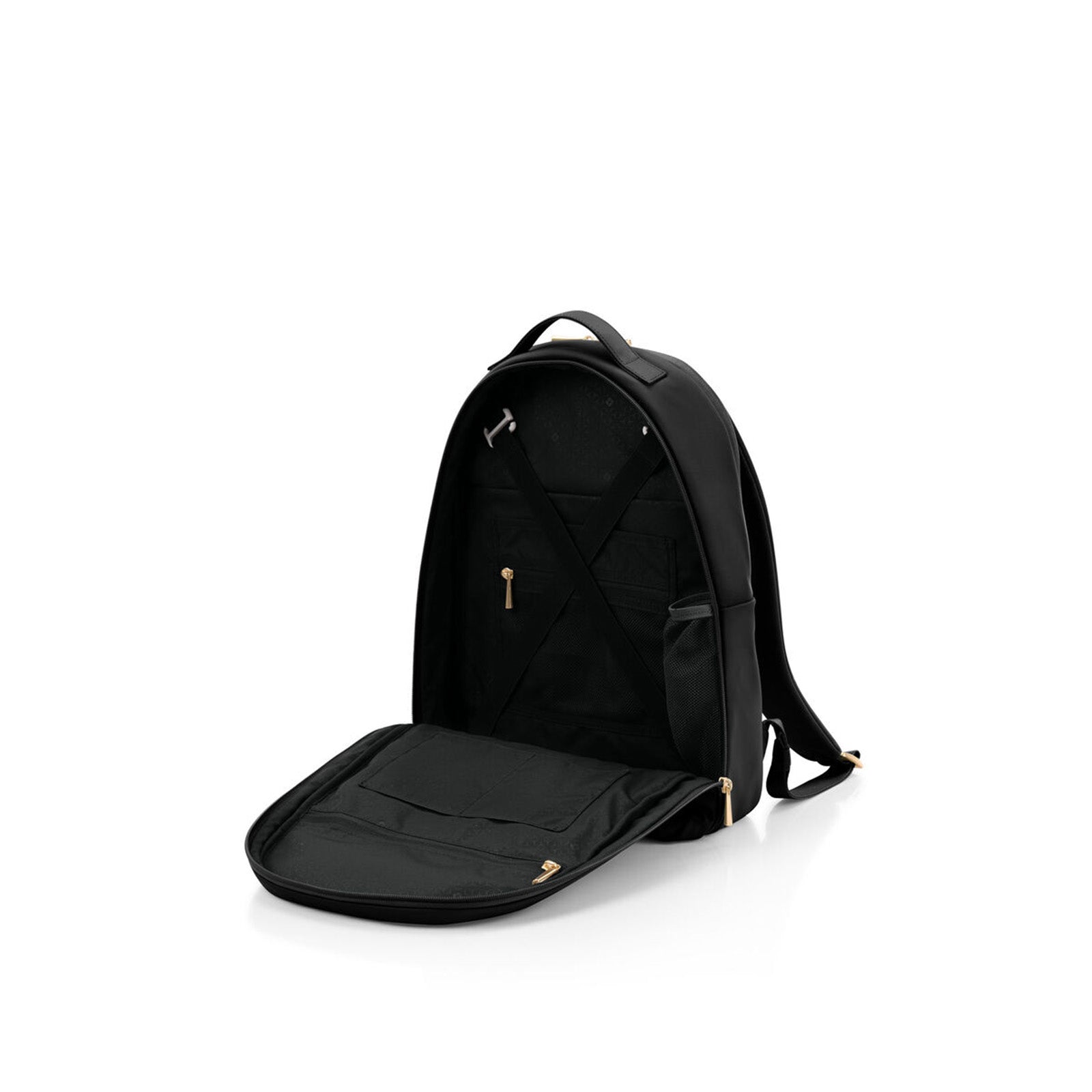 Samsonite-Valerie-14-Inch-Backpack-Black-Open