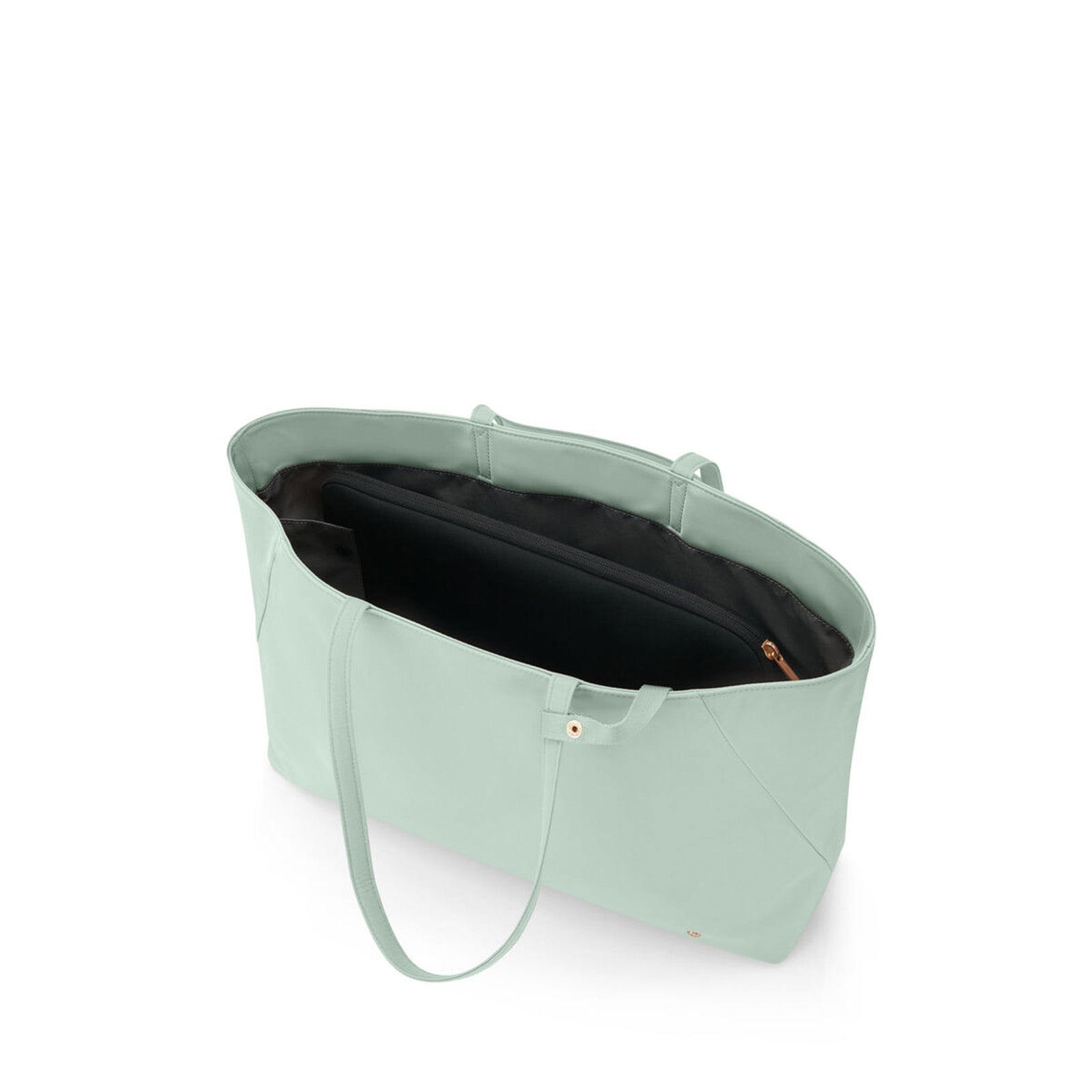 Samsonite-Valerie-14-Inch-Laptop-Tote-Bag-Iceberg-Green-Open