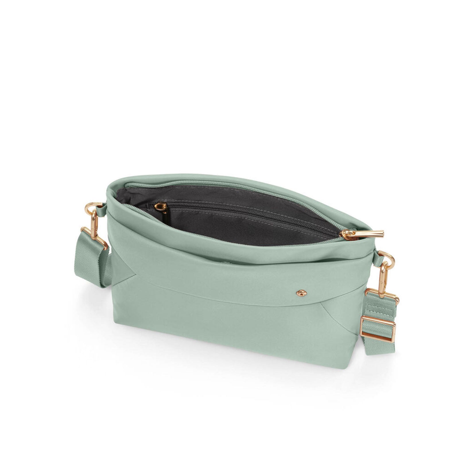Samsonite-Valerie-Shoulder-Bag-Iceberg-Green-Open