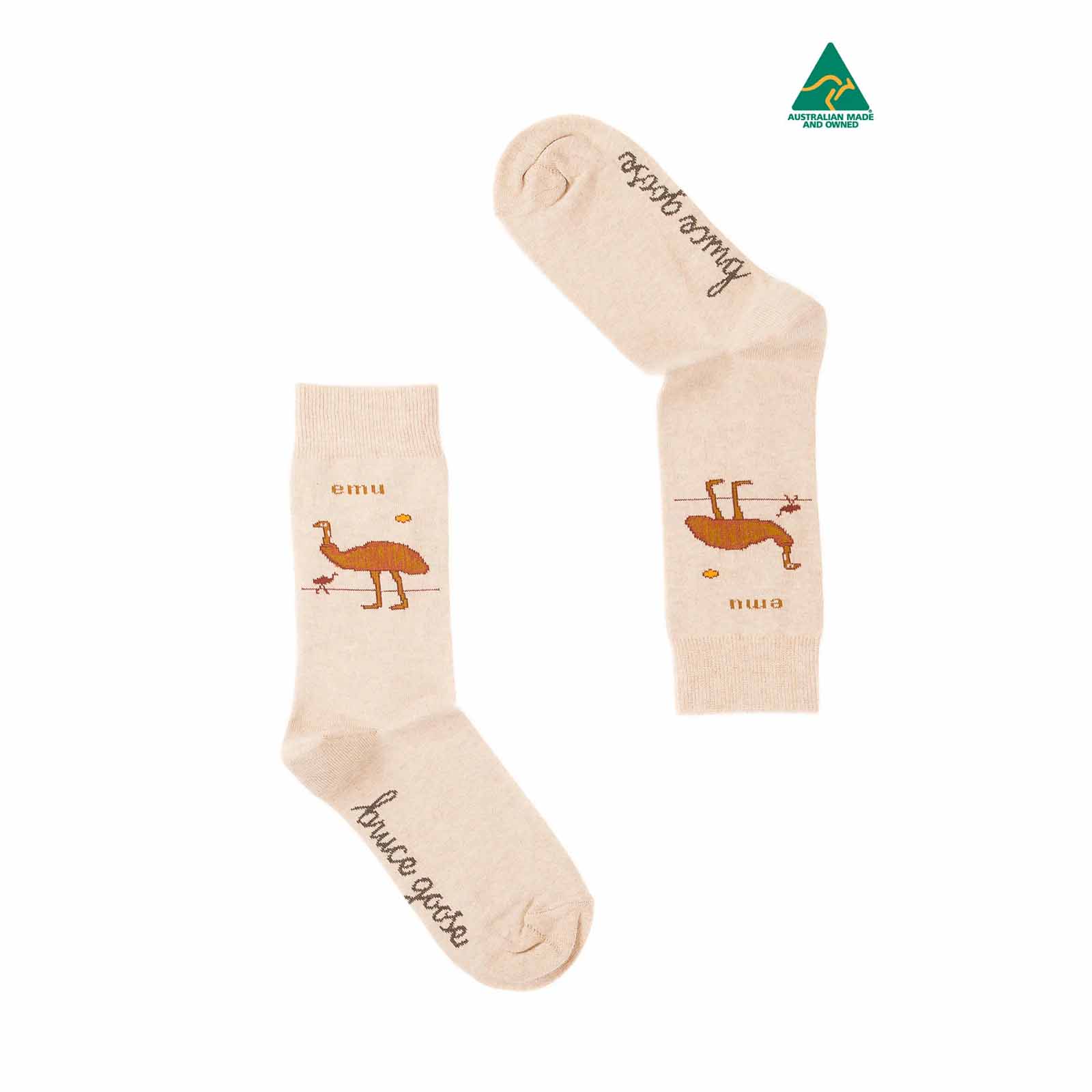Socks-Emu-Oat-3-8-Pair