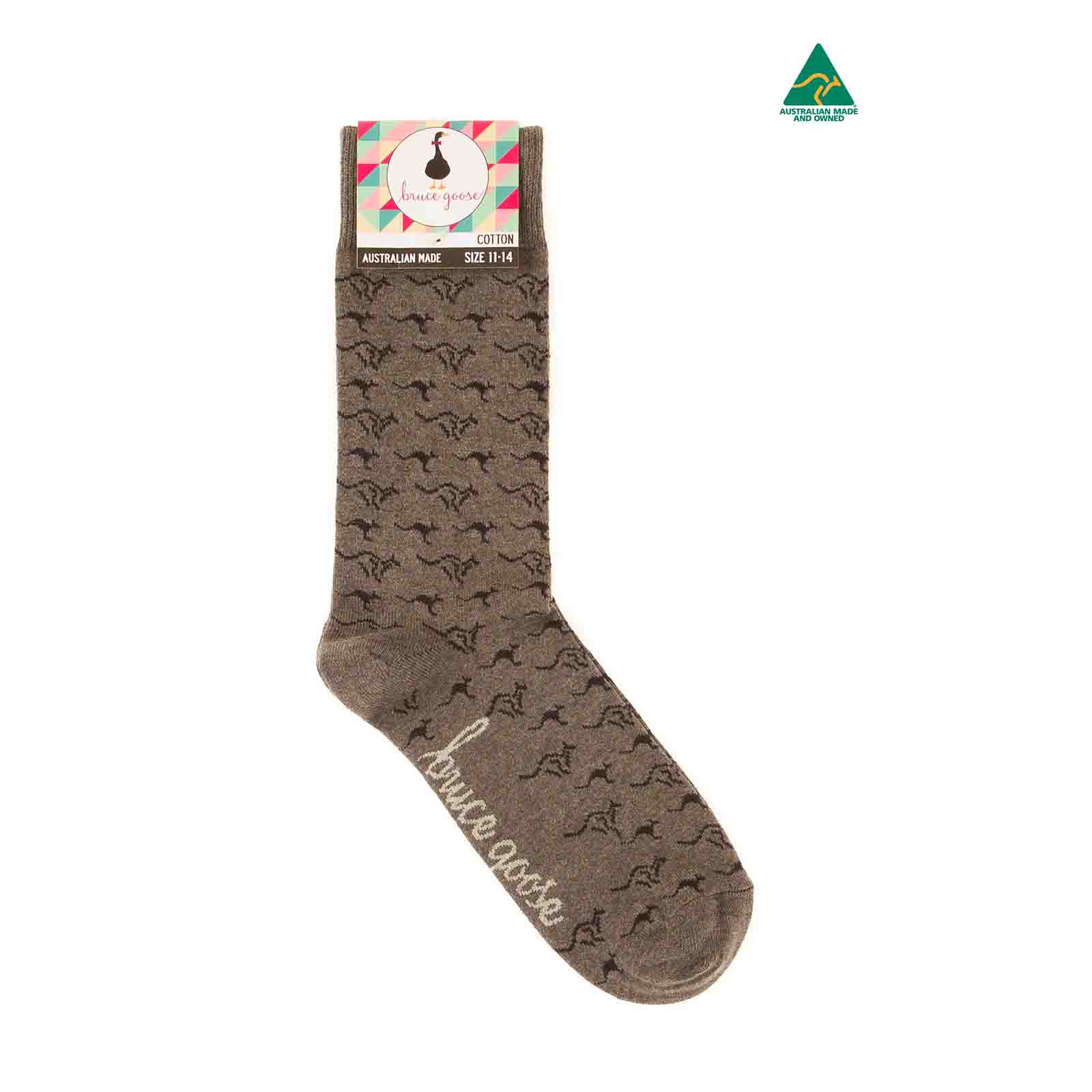 Socks-Kangaroo-Band-Charcoal-Marl-11-14-Single