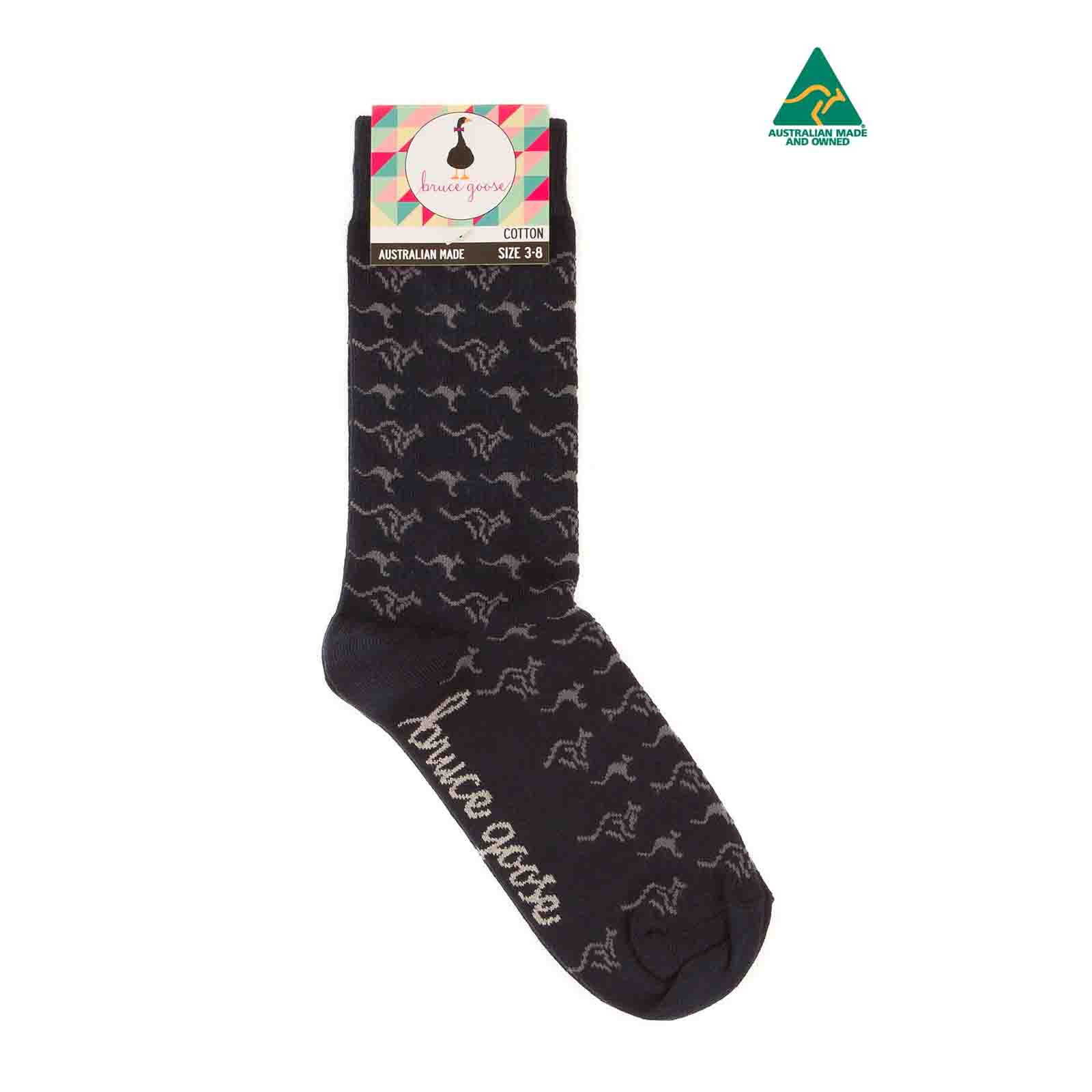 Socks-Kangaroo-Band-Navy-3-8-Single