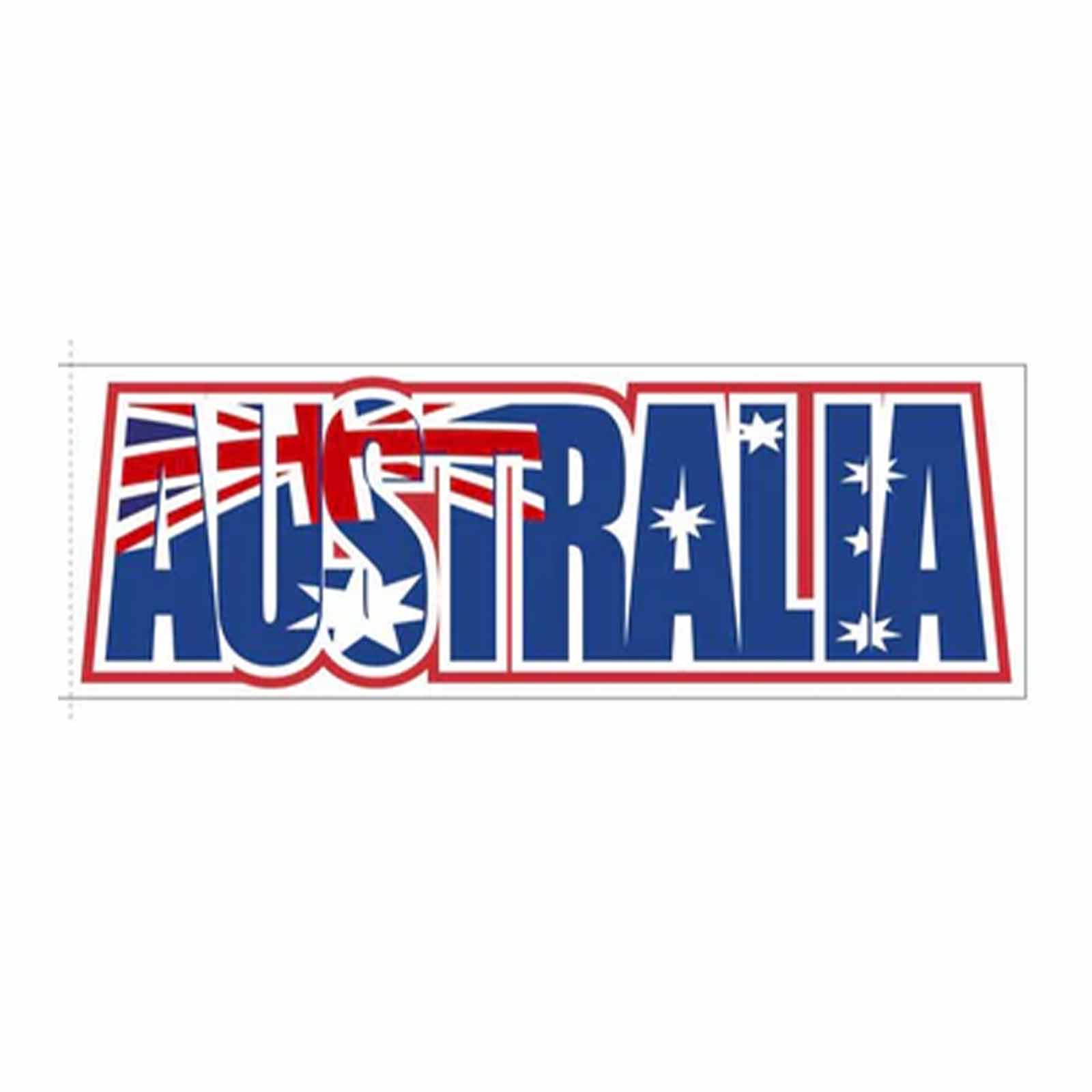 Sticker-Australia-Flag-Word