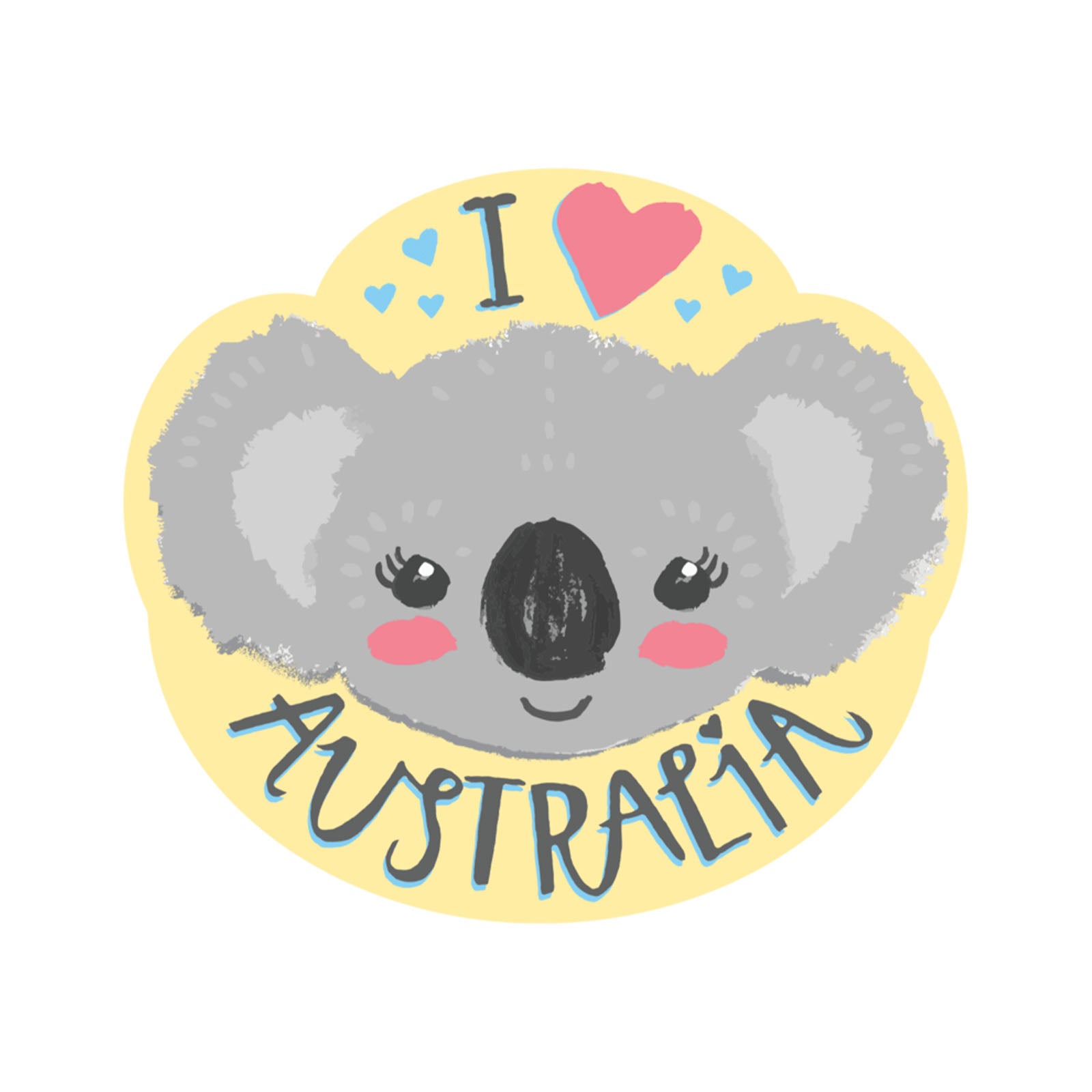 Sticker-I-Heart-Aus-Koala