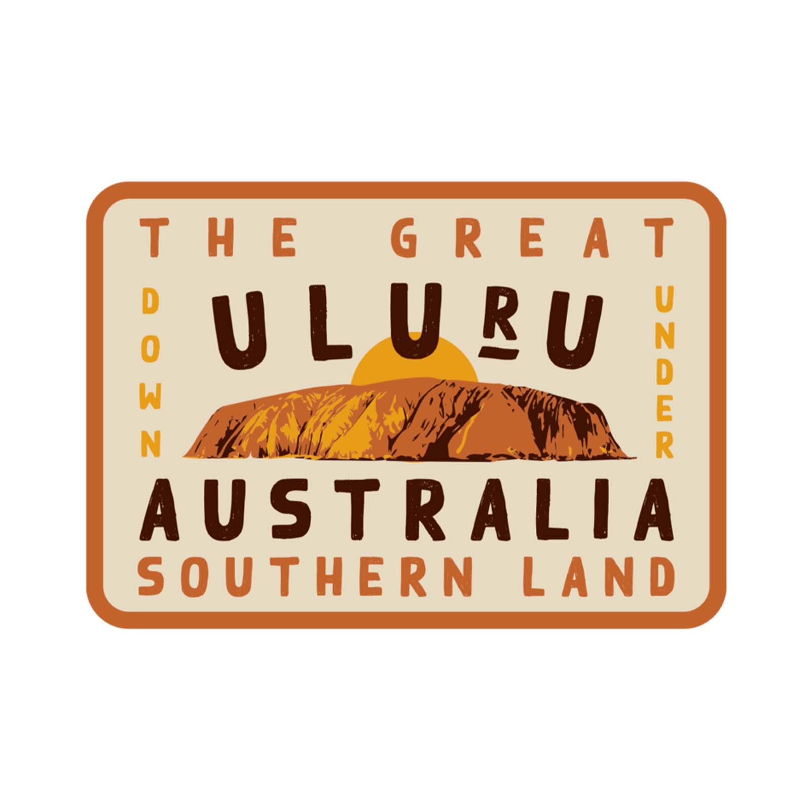 Sticker-Uluru-Sun