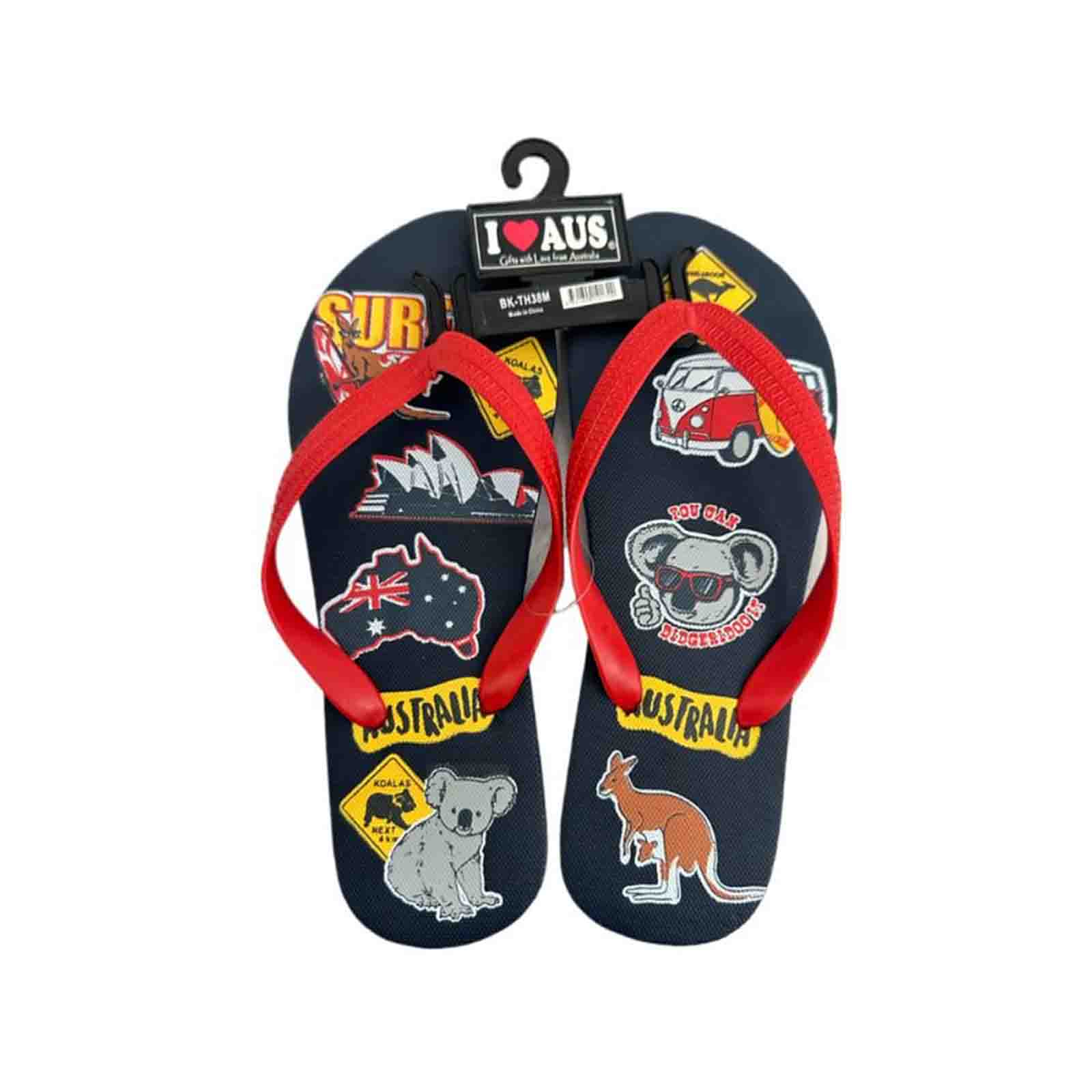 Thongs-Australian-Multi-Animals-Medium