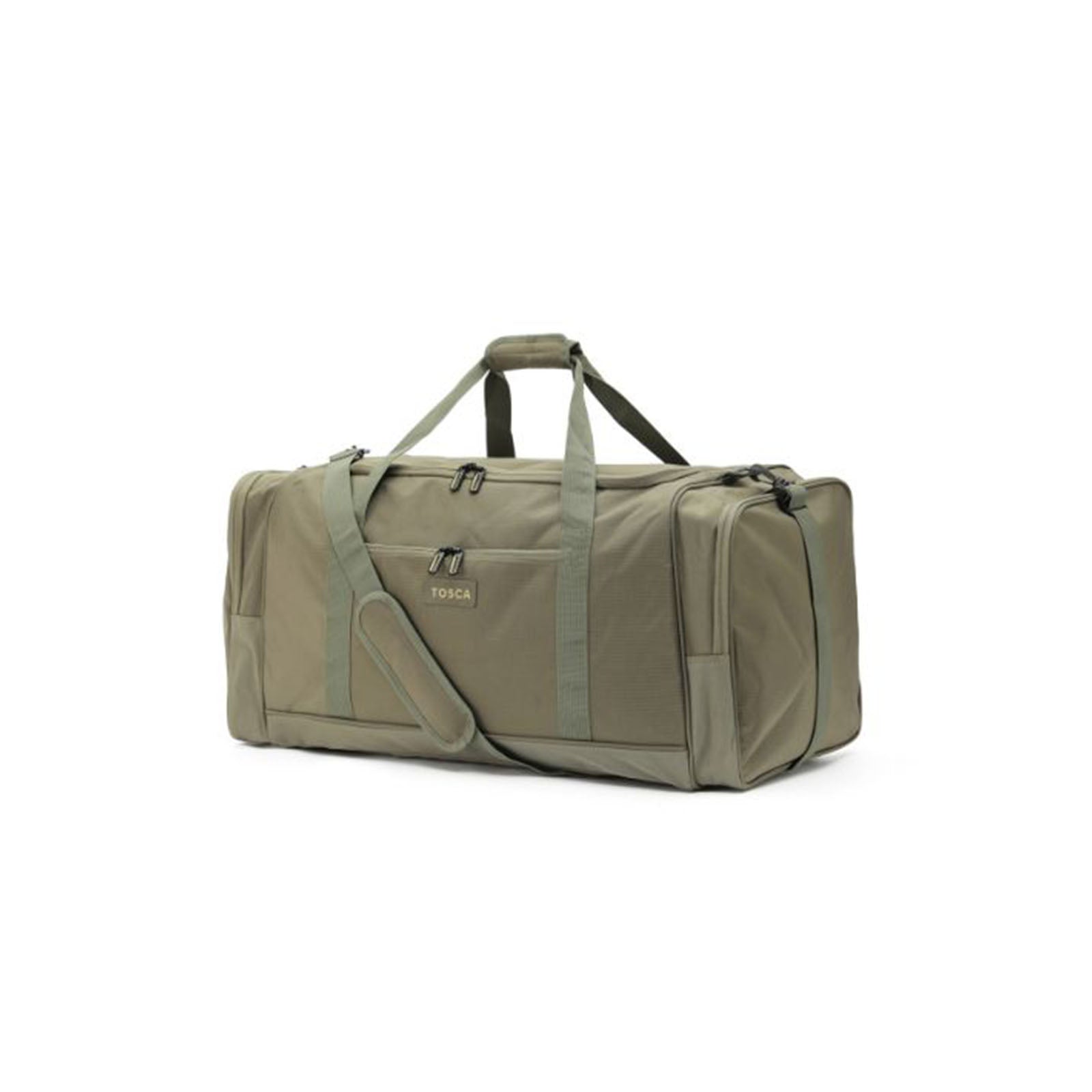 Tosca-53cm-Sports-Duffel-Bag-Khaki-Angle