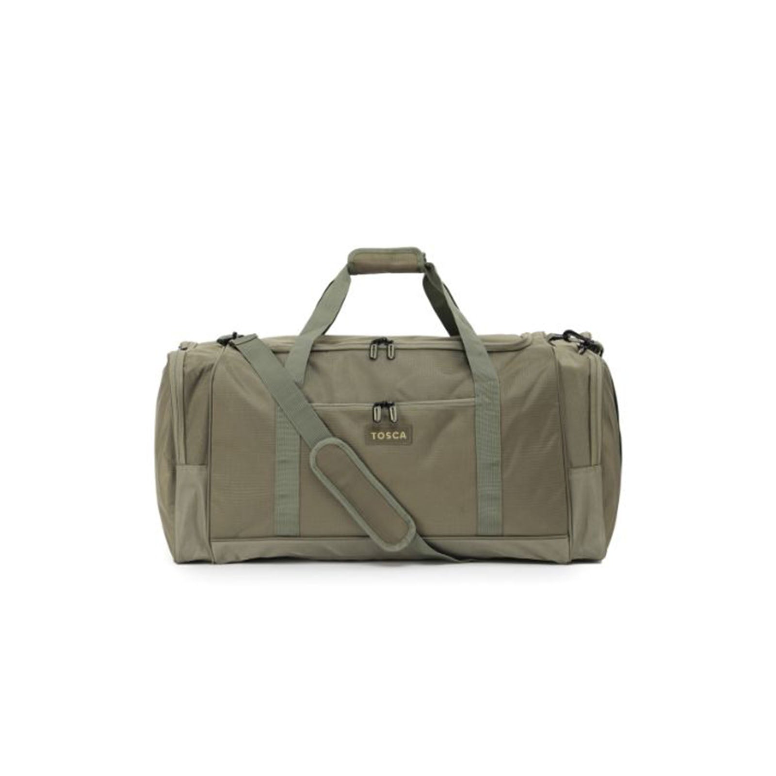Tosca-53cm-Sports-Duffel-Bag-Khaki-Front