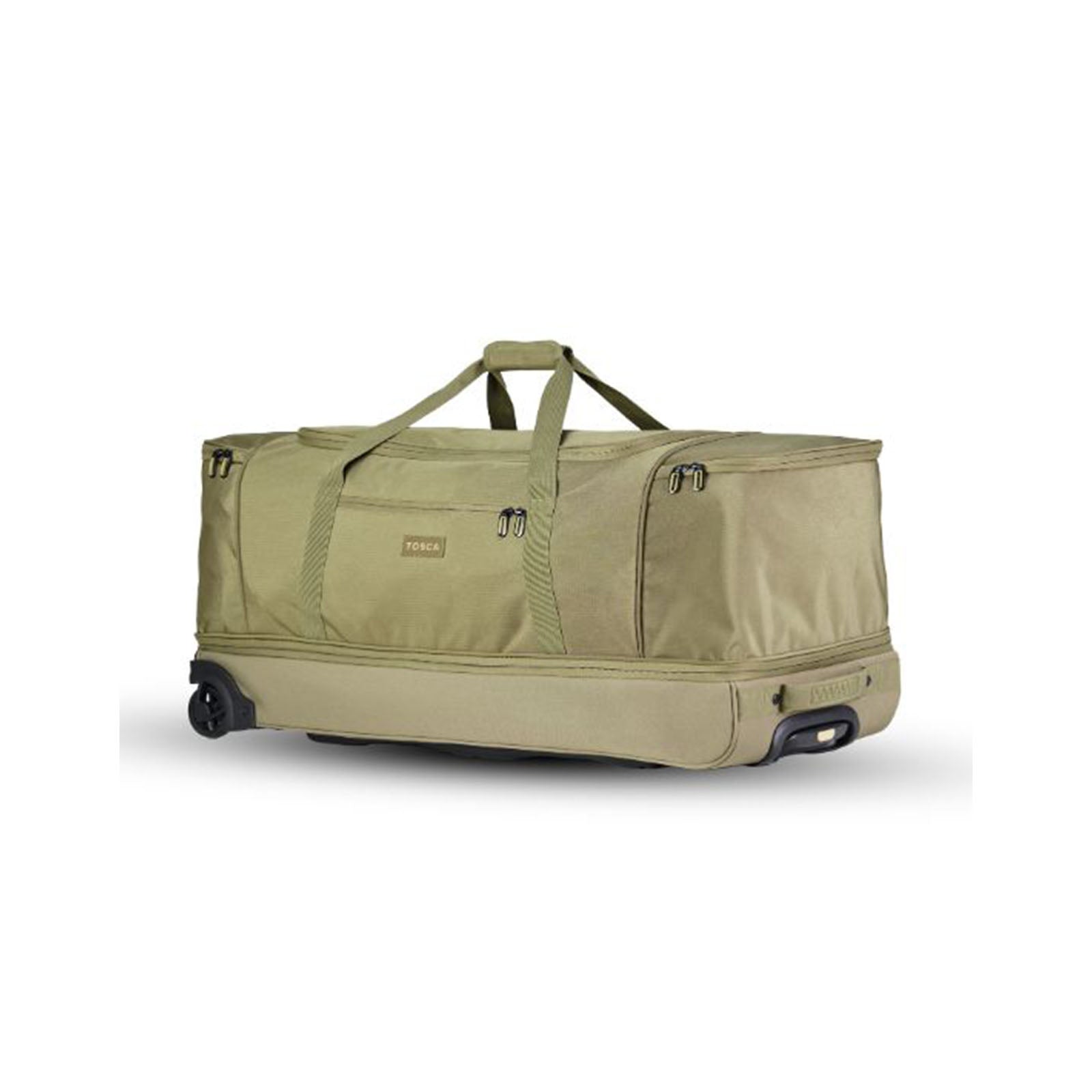 Tosca-85cm-Split-Duffel-Wheel-Bag-Khaki-Angle