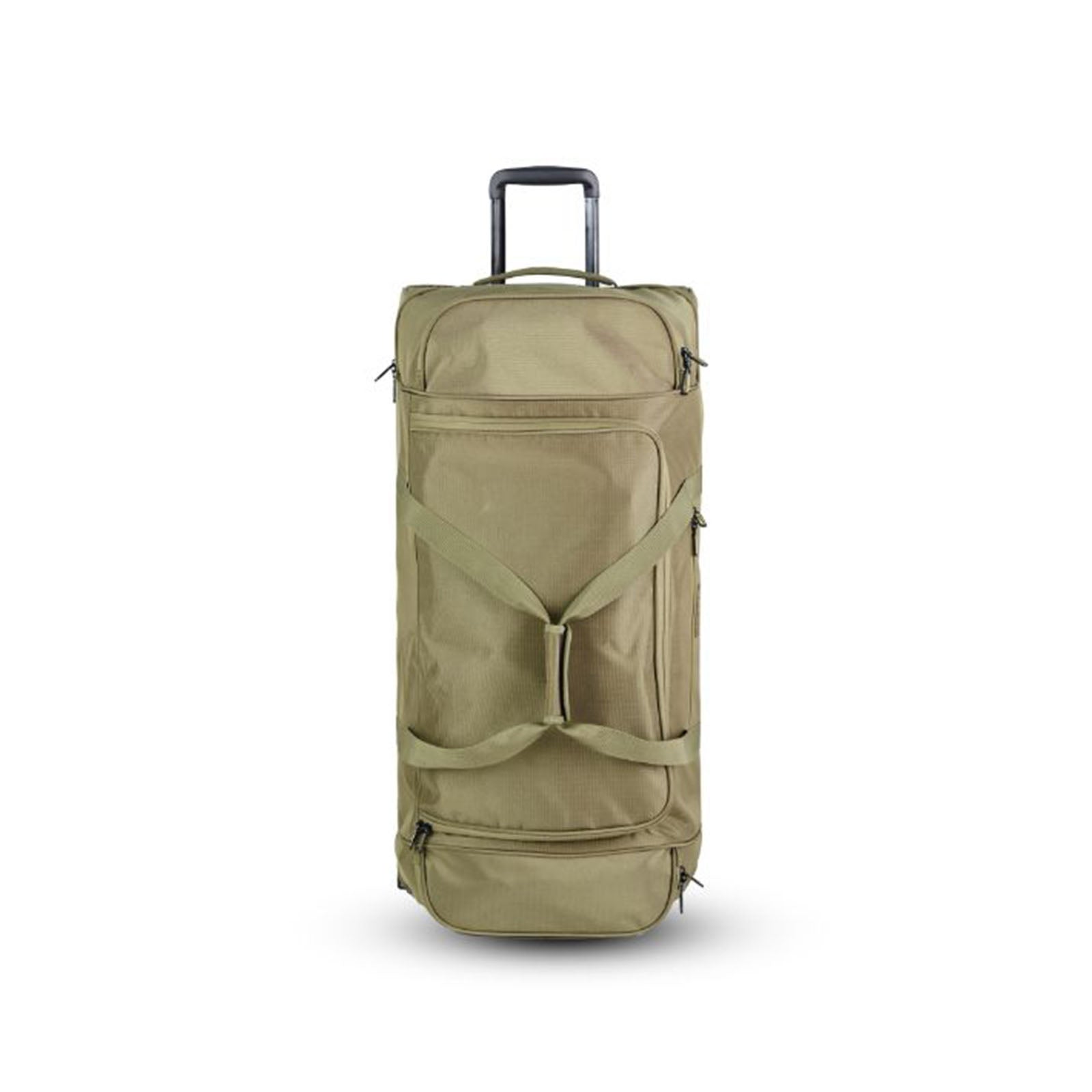Tosca-85cm-Split-Duffel-Wheel-Bag-Khaki-Standing