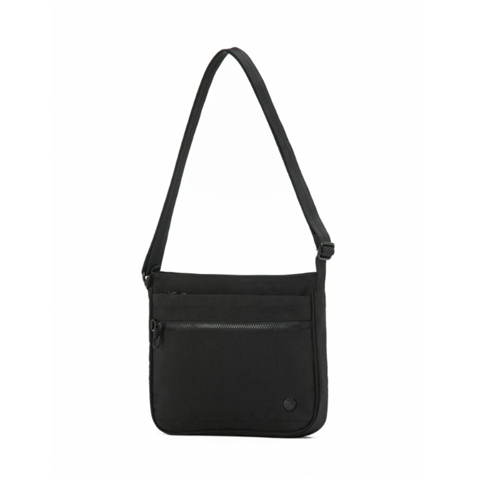 Tosca-Anti-Theft-25-Shoulder-Bag-Medium-Black-Front
