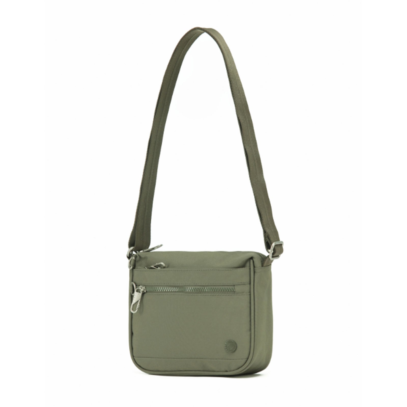 Tosca-Anti-Theft-25-Shoulder-Bag-Small-Khaki-Front
