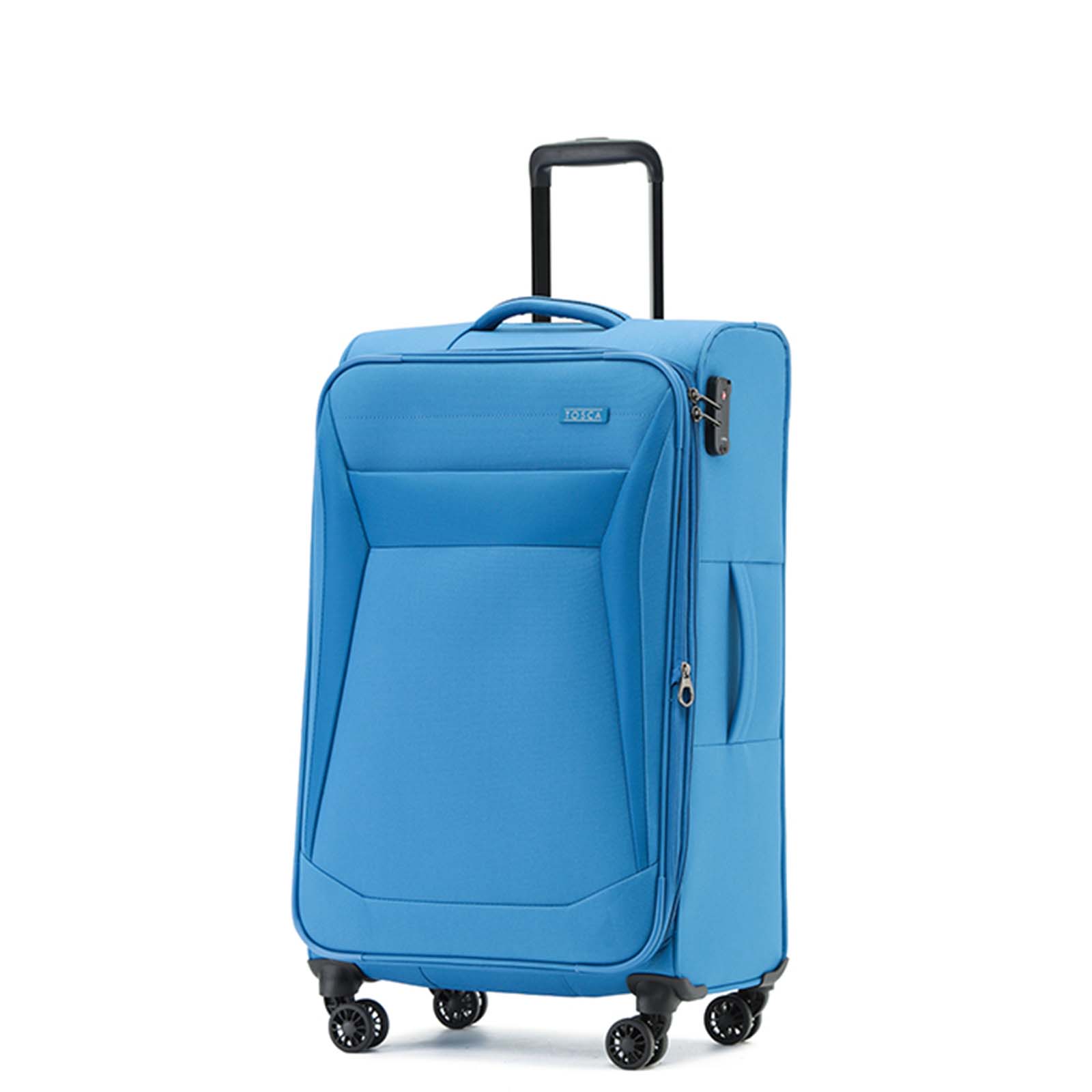 Tosca-Aviator-4-Wheel-Medium-Suitcase-Blue-Front-Angle