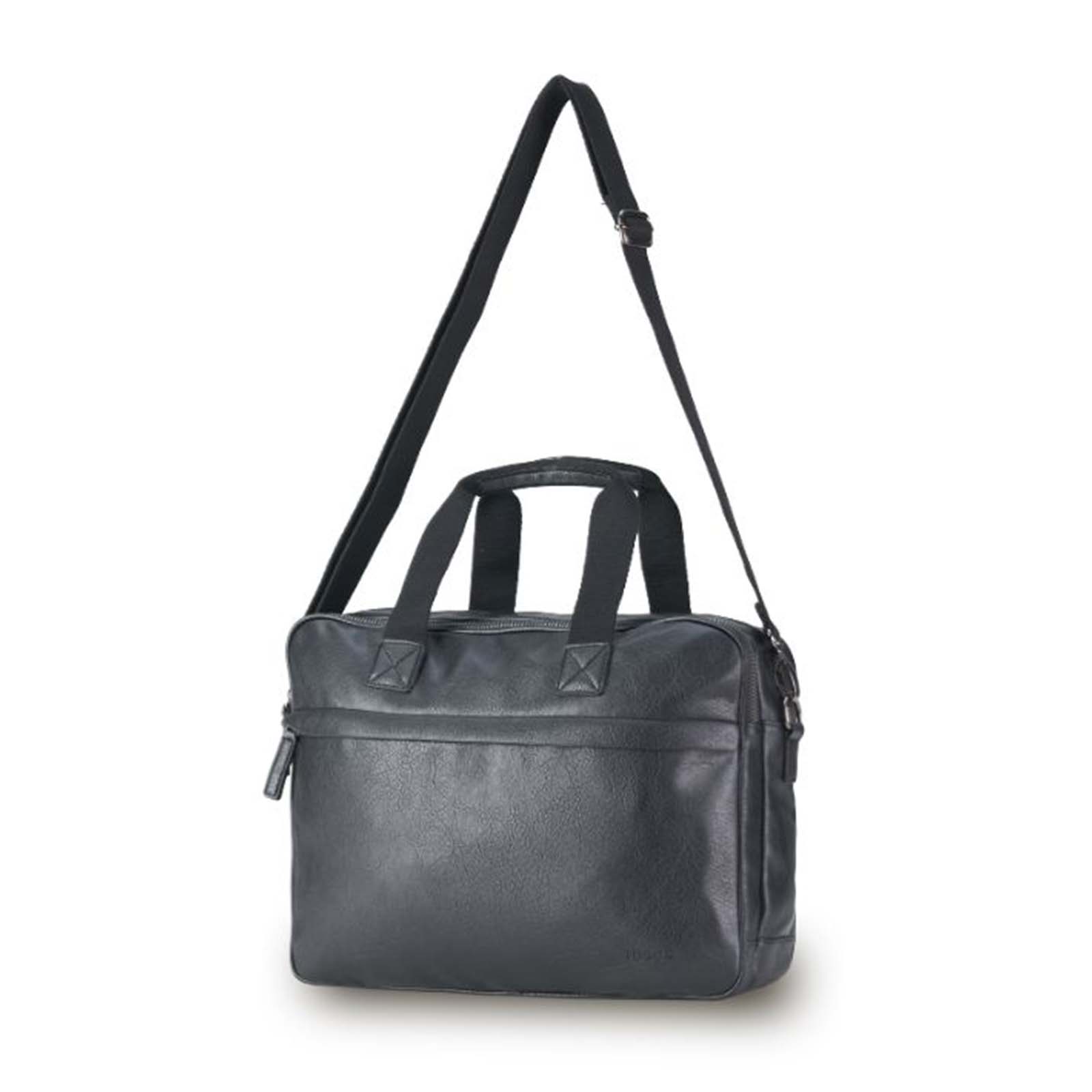 Tosca-Classic-Satchel-Black-Front
