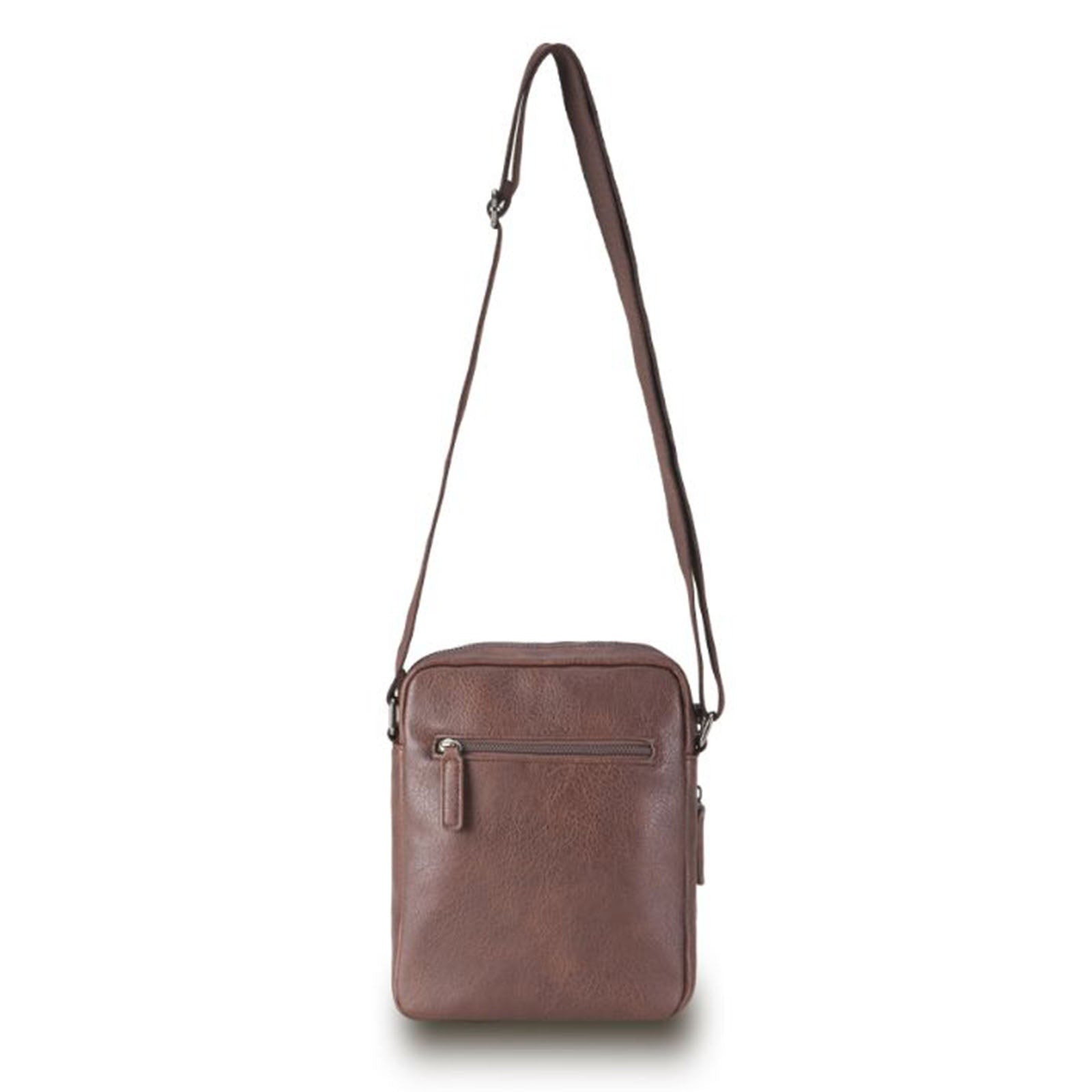 Tosca-Classic-Small-Shoulder-Bag-Chocolate-Back