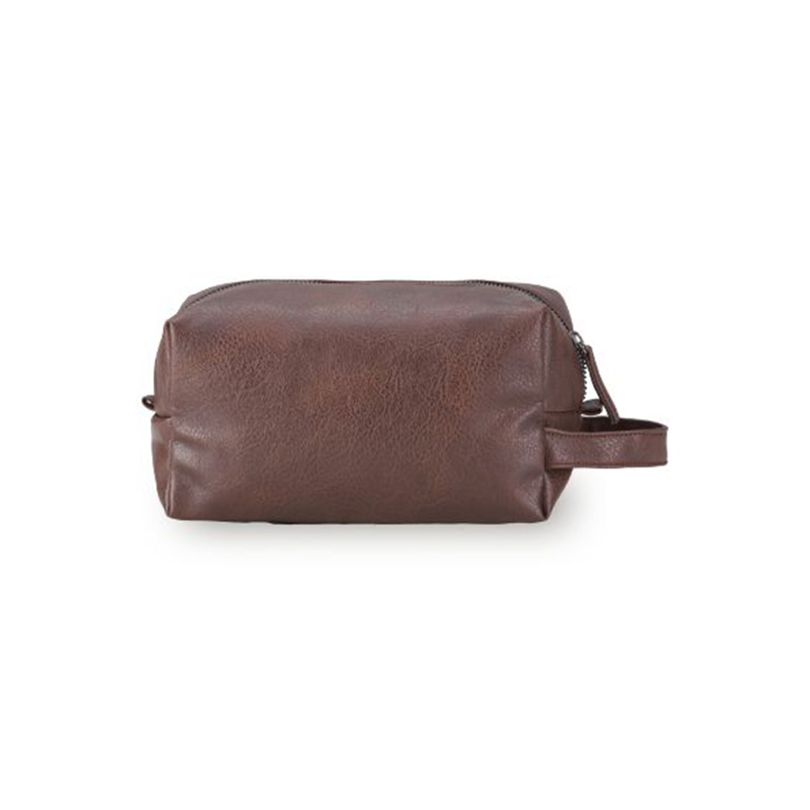 Tosca-Classic-Toiletry-Bag-Chocolate-Front