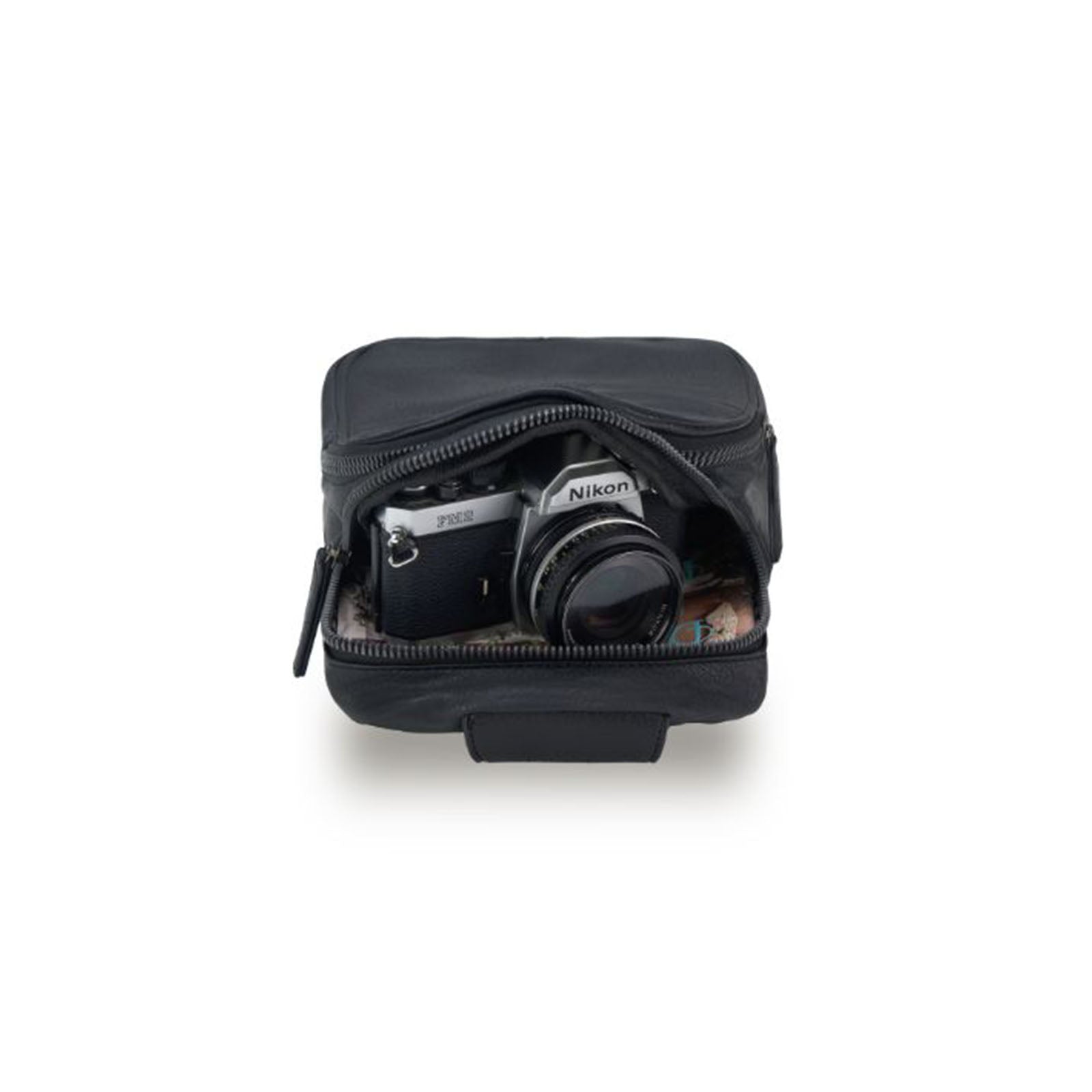 Tosca-Classic-X-Small-Shoulder-Bag-Black-Open