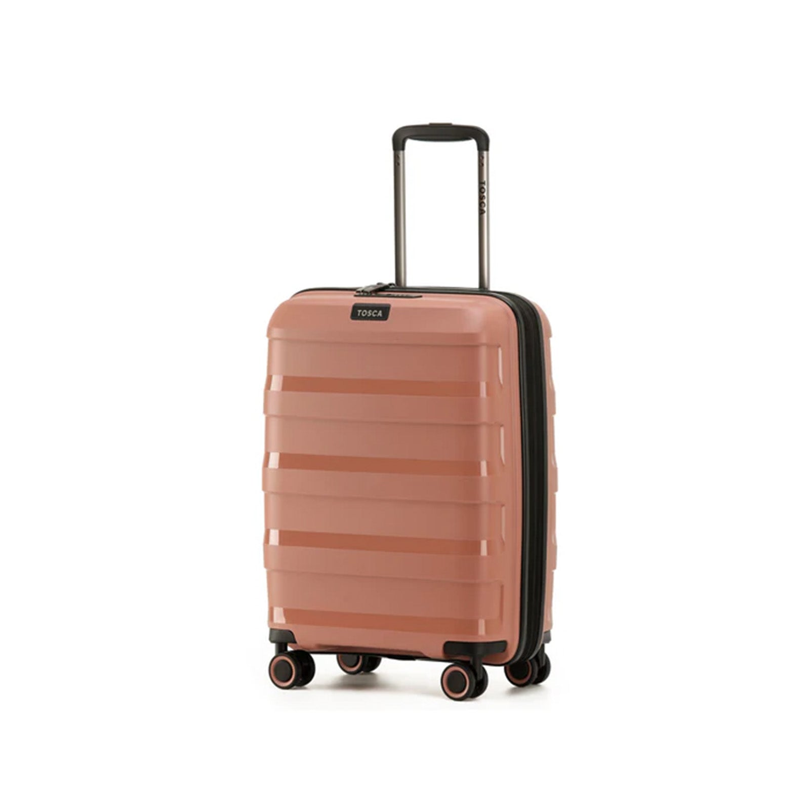 Tosca-Comet-4-Wheel-55cm-Carry-On-Suitcase-Mocha-Angle