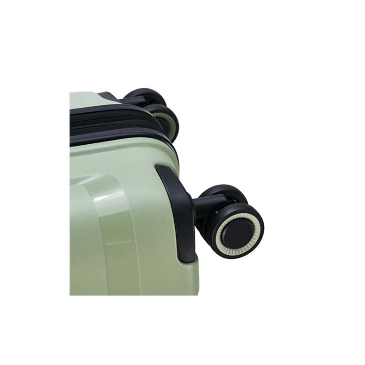 Tosca-Comet-4-Wheel-55cm-Carry-On-Suitcase-Sage-Green-Wheels