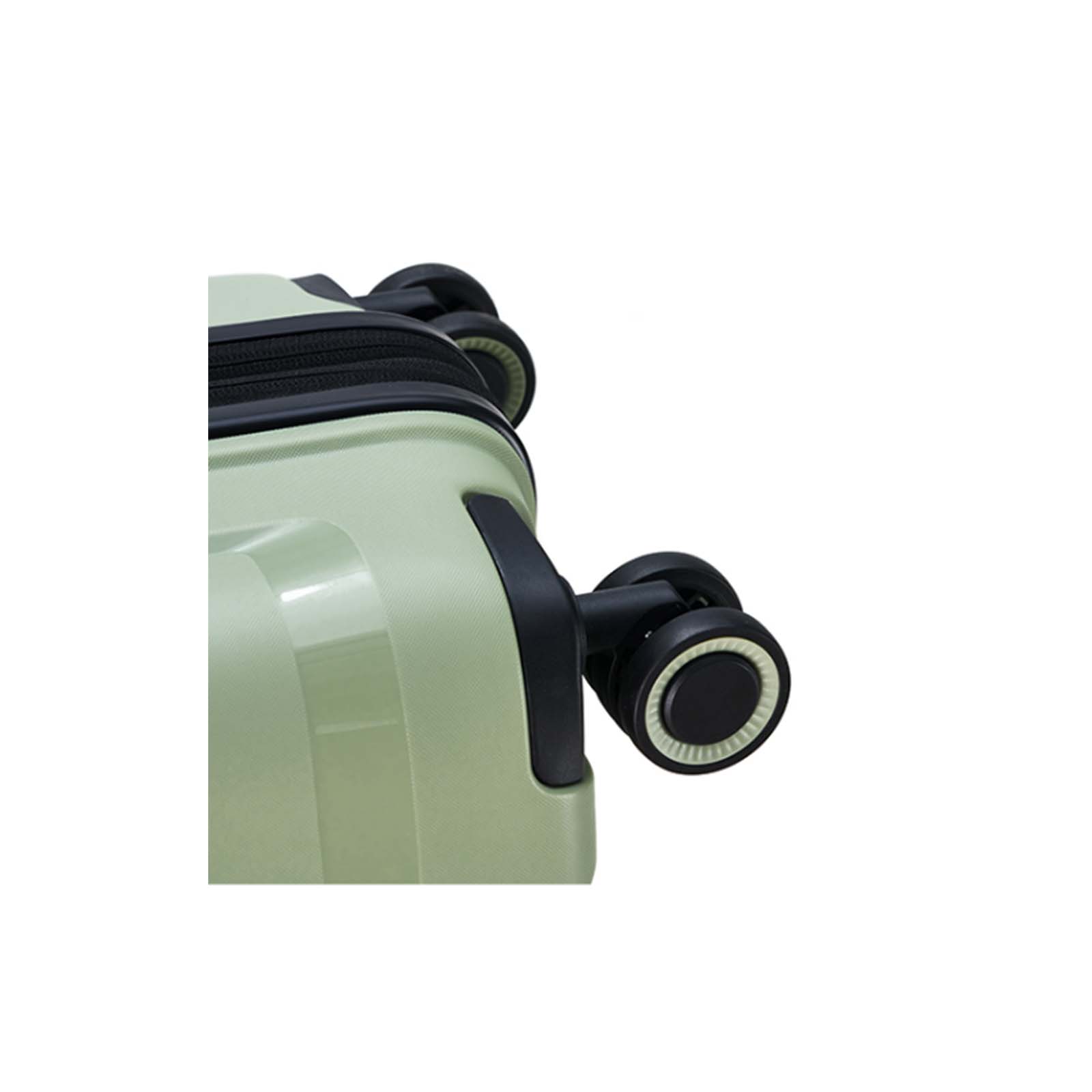 Tosca-Comet-4-Wheel-55cm-Carry-On-Suitcase-Sage-Green-Wheels