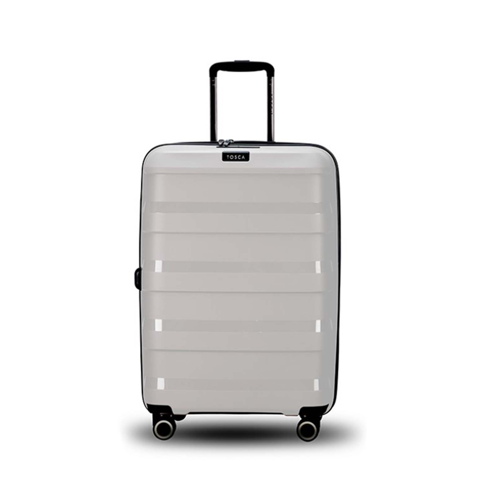 Tosca-Comet-4-Wheel-67cm-Medium-Suitcase-Cobblestone-Front