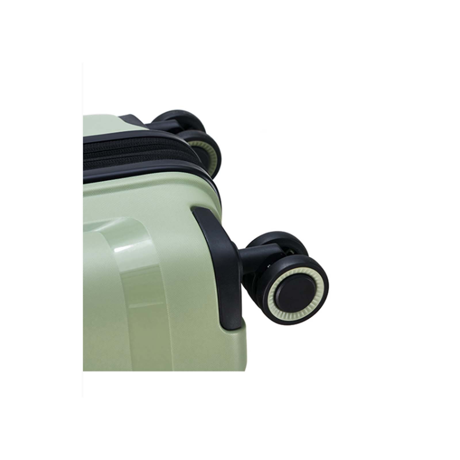 Tosca-Comet-4-Wheel-67cm-Medium-Suitcase-Sage-Green-Wheels