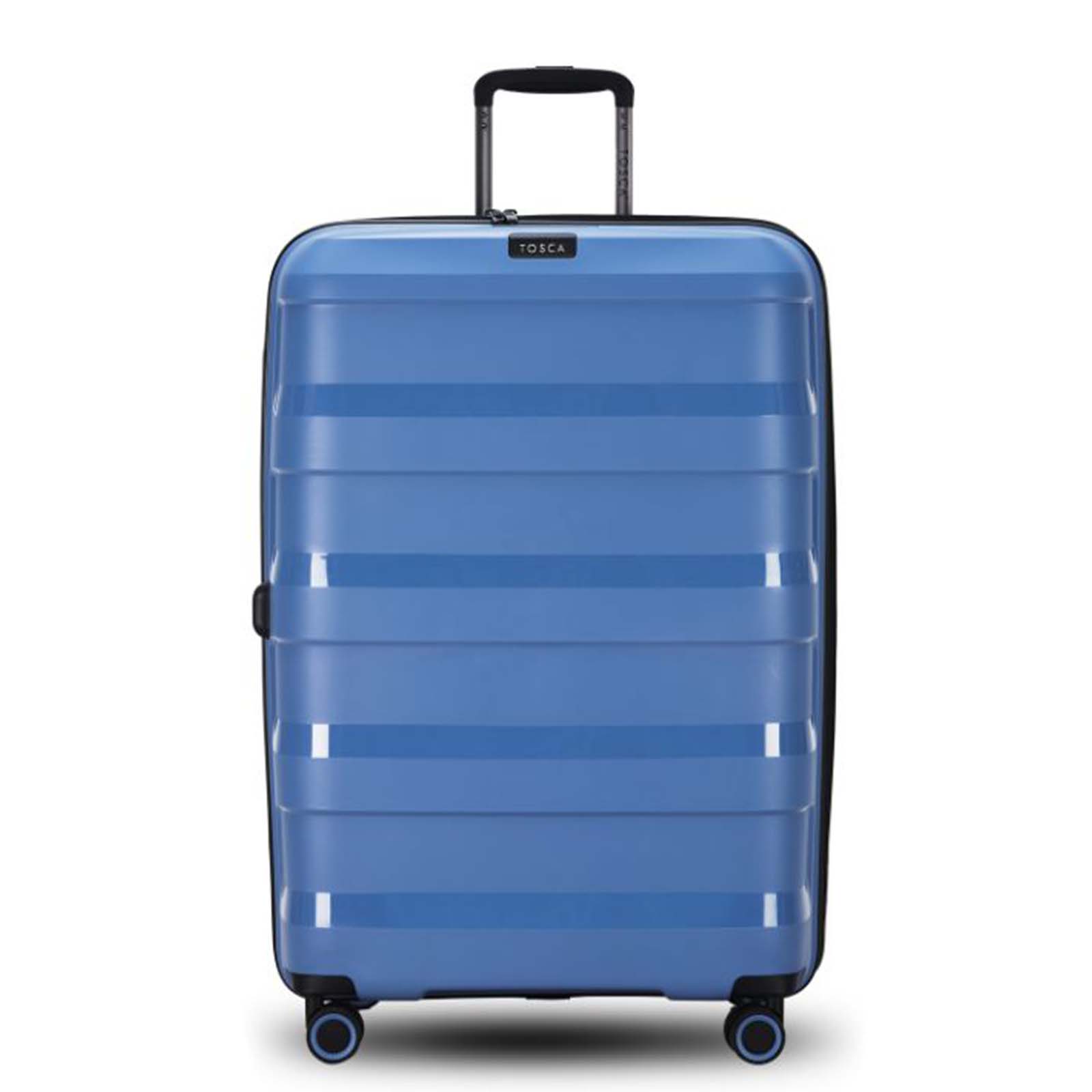 Tosca-Comet-4-Wheel-81cm-Large-Suitcase-Blue-Infinity-Front