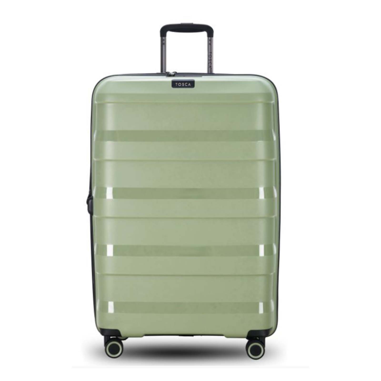 Tosca-Comet-4-Wheel-81cm-Large-Suitcase-Sage-Green-Front