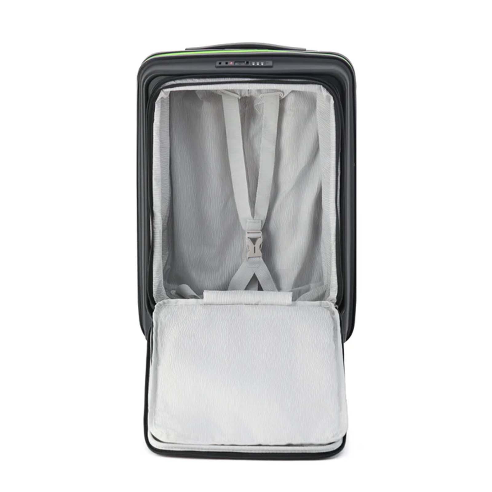 Tosca-Cruiser-Front-Opening-53cm-Carry-On-Suitcase-Black-Inside